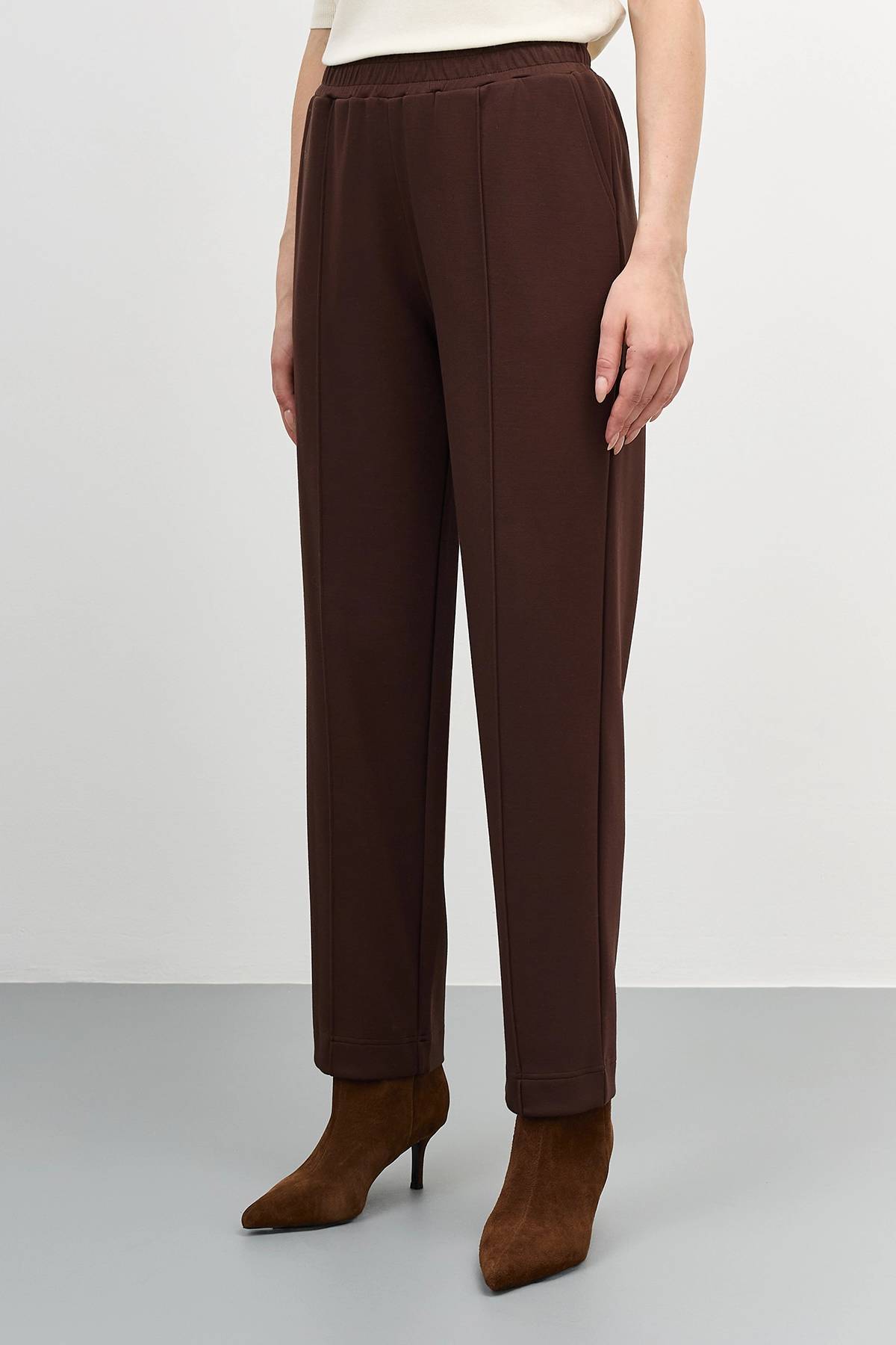 Брюки из вискозы со стрелками, 44