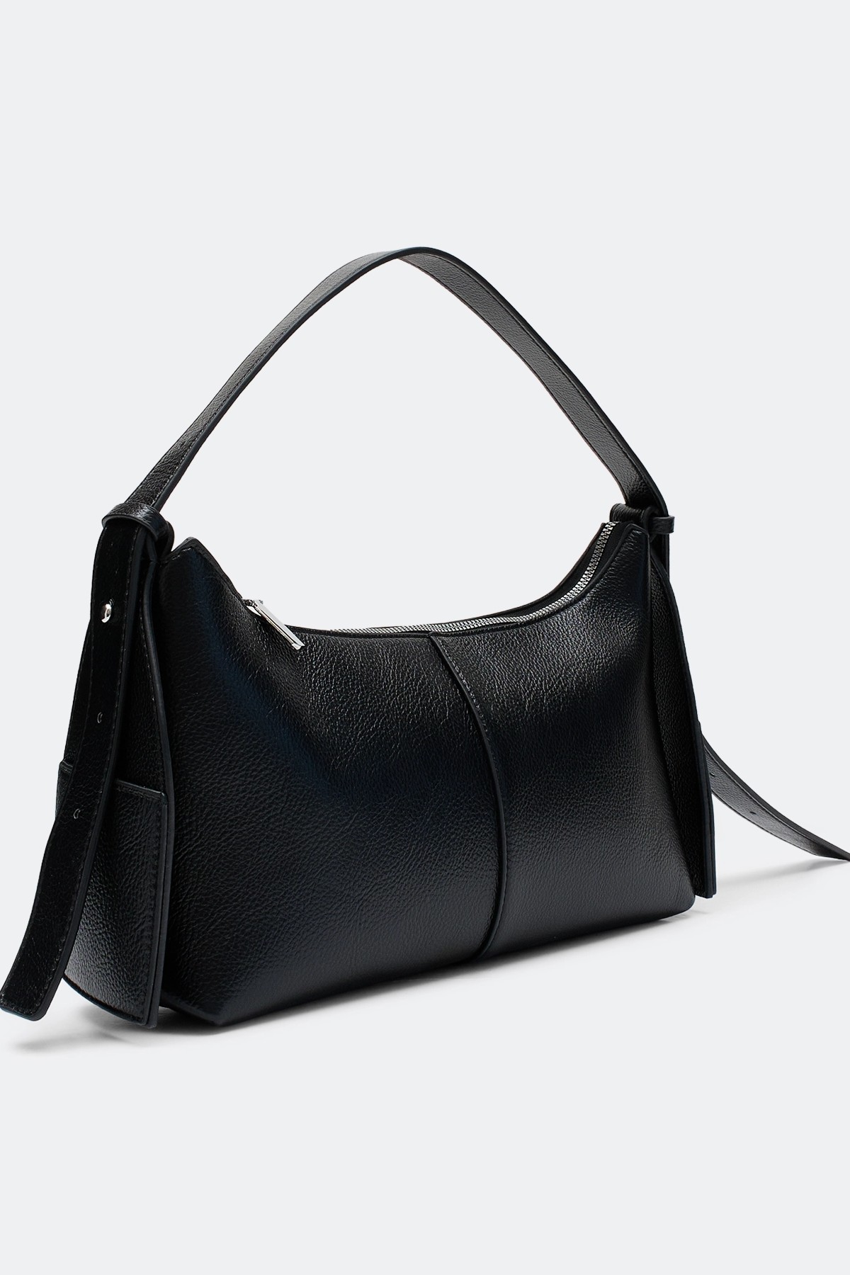 Сумка-багет из мягкой эко кожи, One