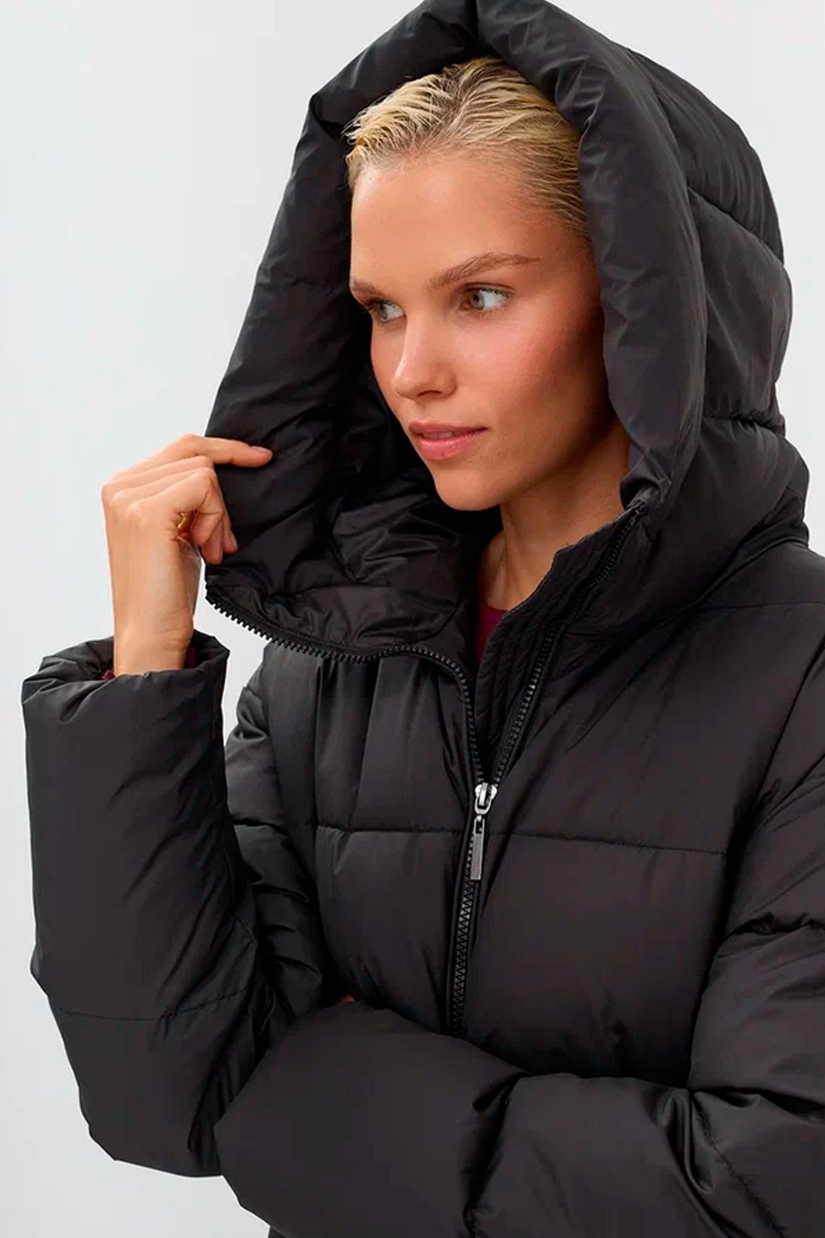 Удлиненное пальто с боковыми разрезами, 52р