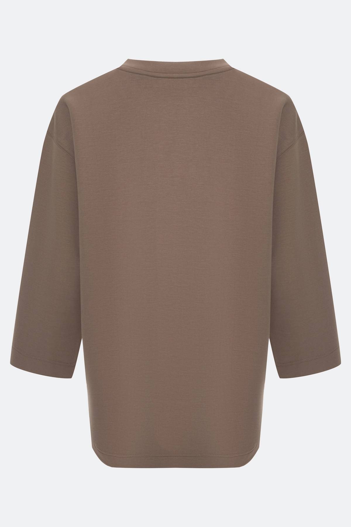 Лимитированная серия oversize джемпер с контрастной вышивкой и ремень, 34