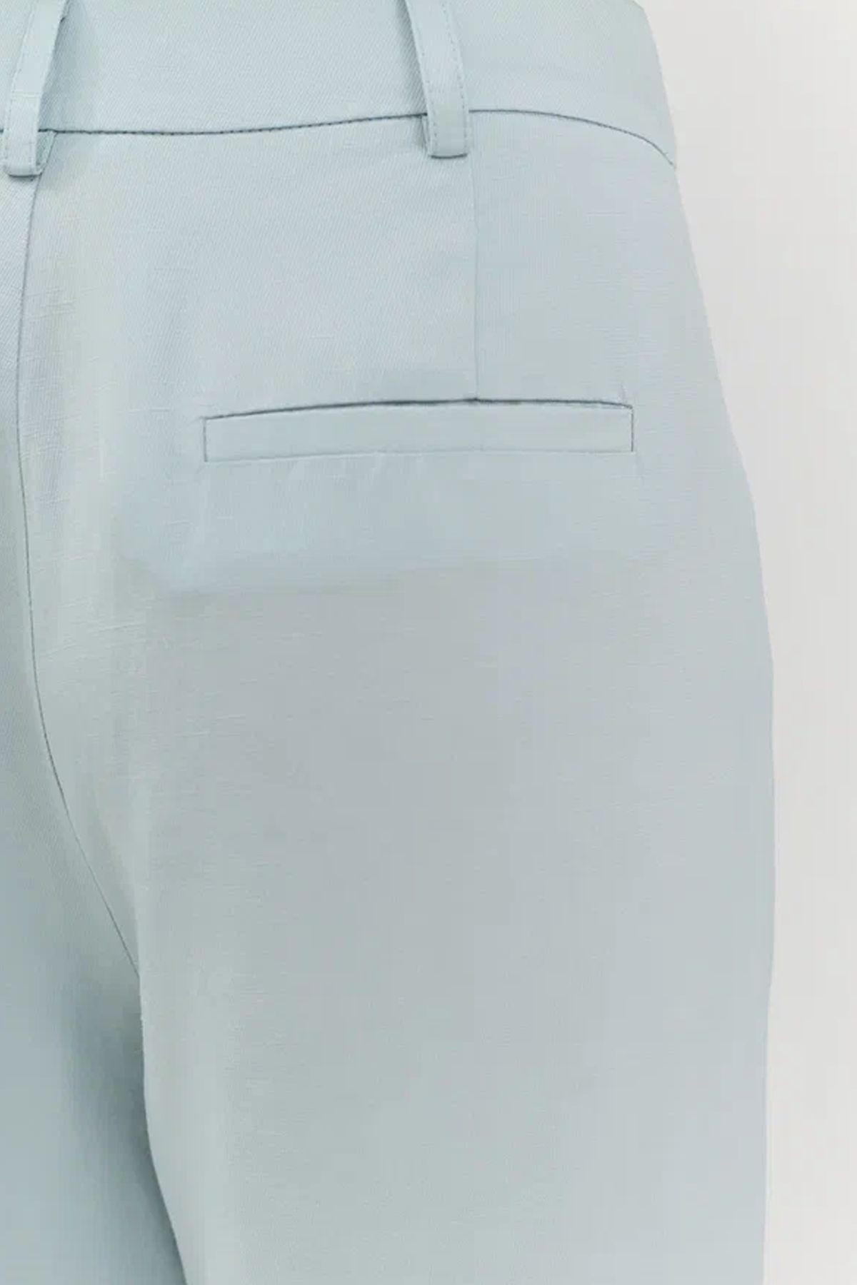 Однотонные брюки-палаццо светло-голубого цвета, 48р