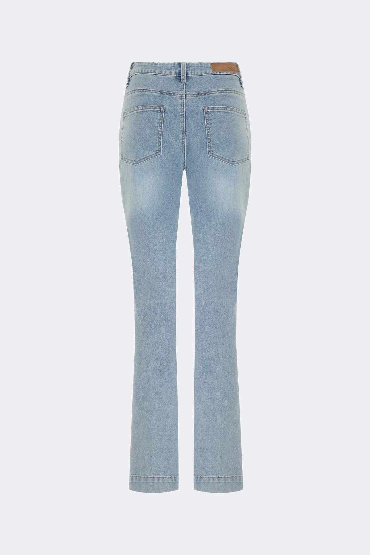 Джинсы bootcut с акцентными стрелками, 48