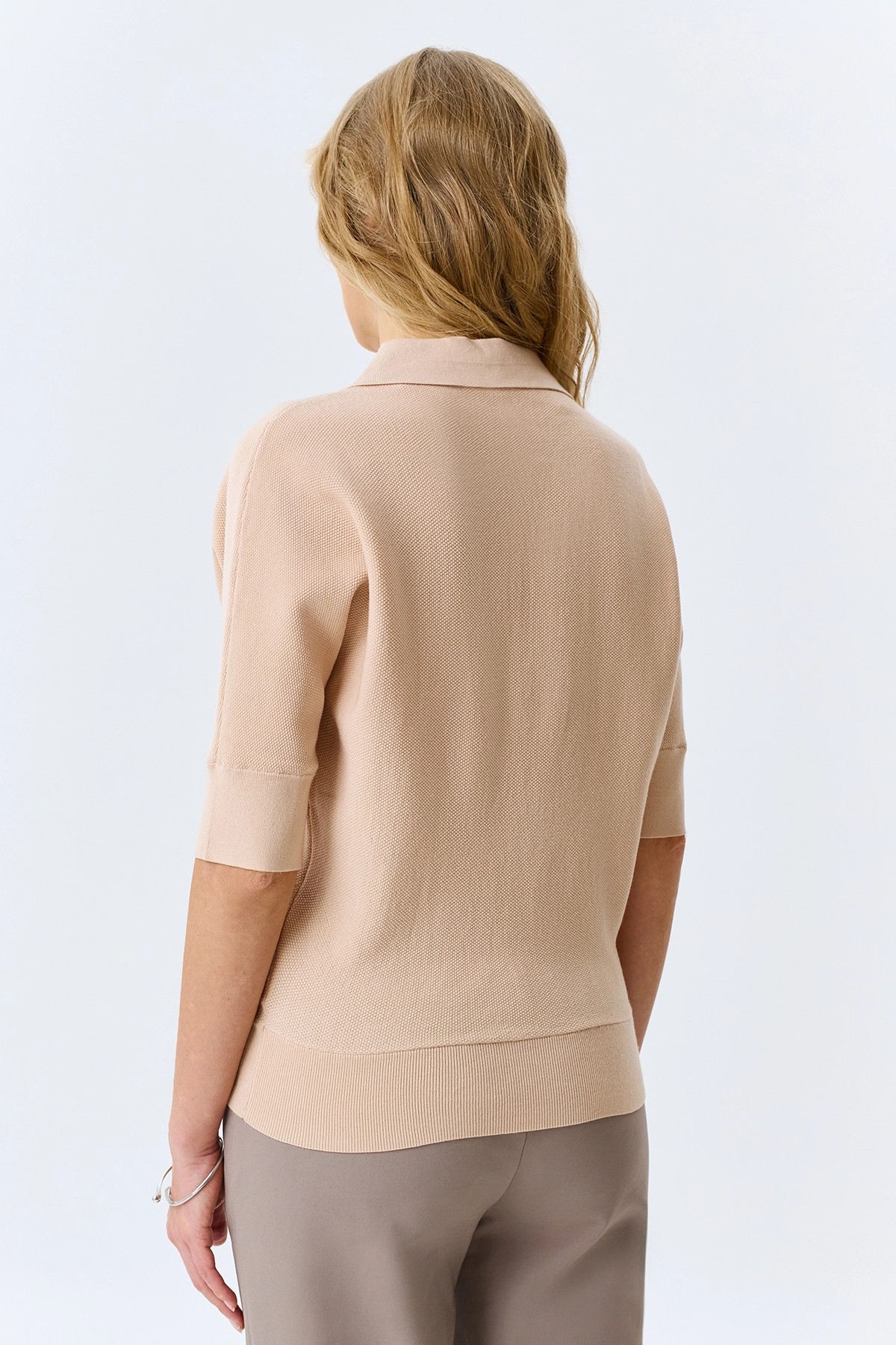 Джемпер поло из тенселя, 46