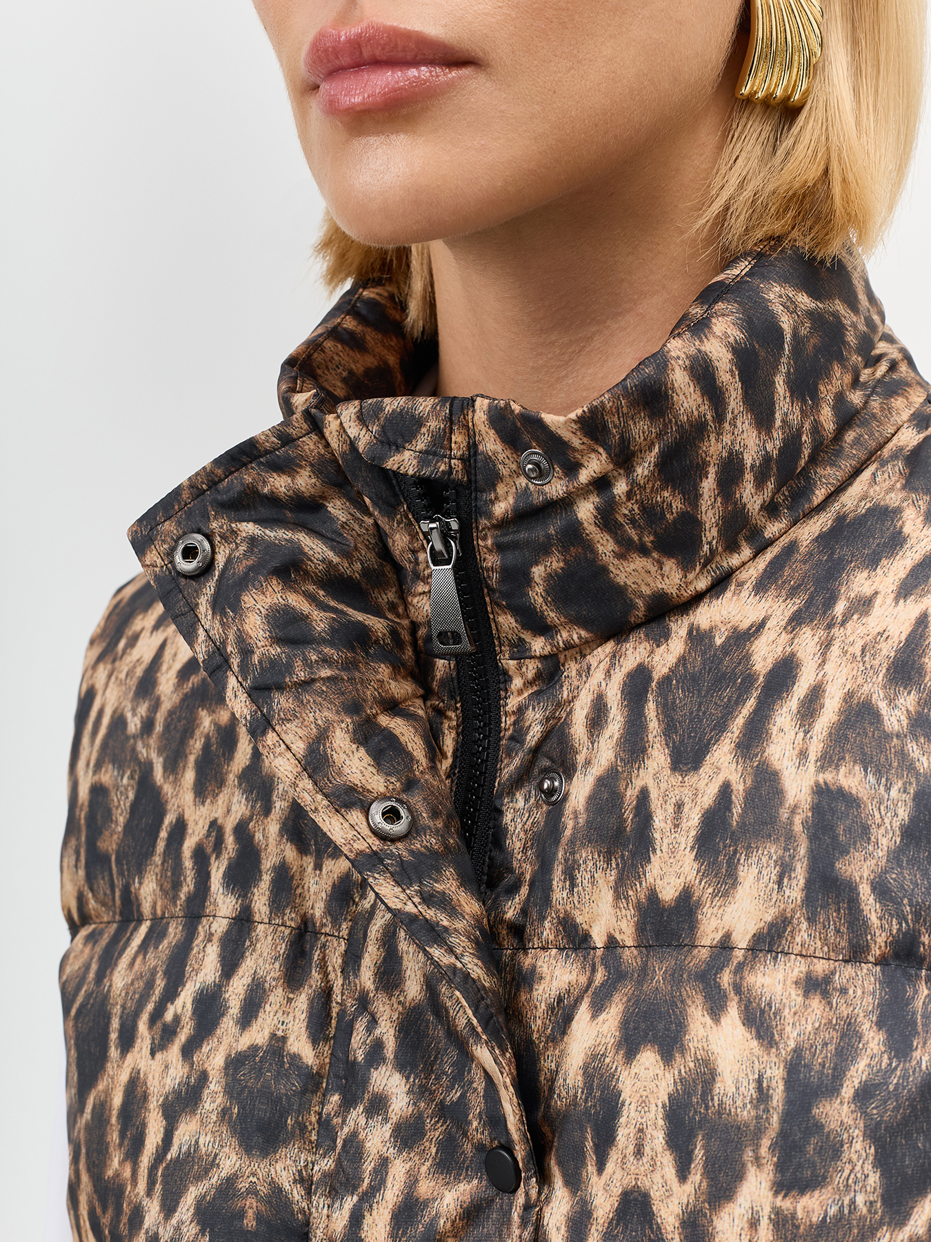 Лимитированная серия жилет с принтом и палантин, 38