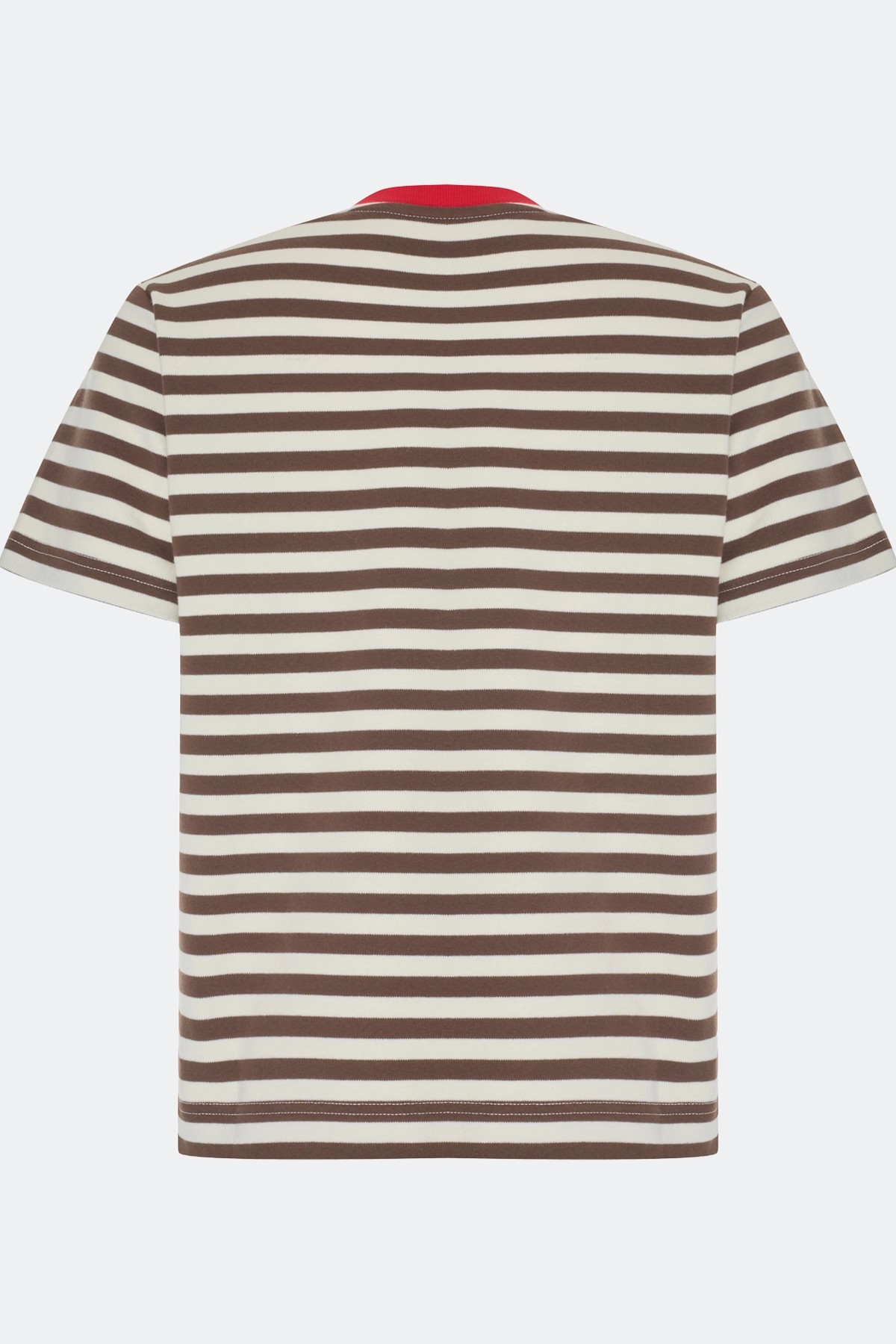 Яркая футболка в полоску, 44