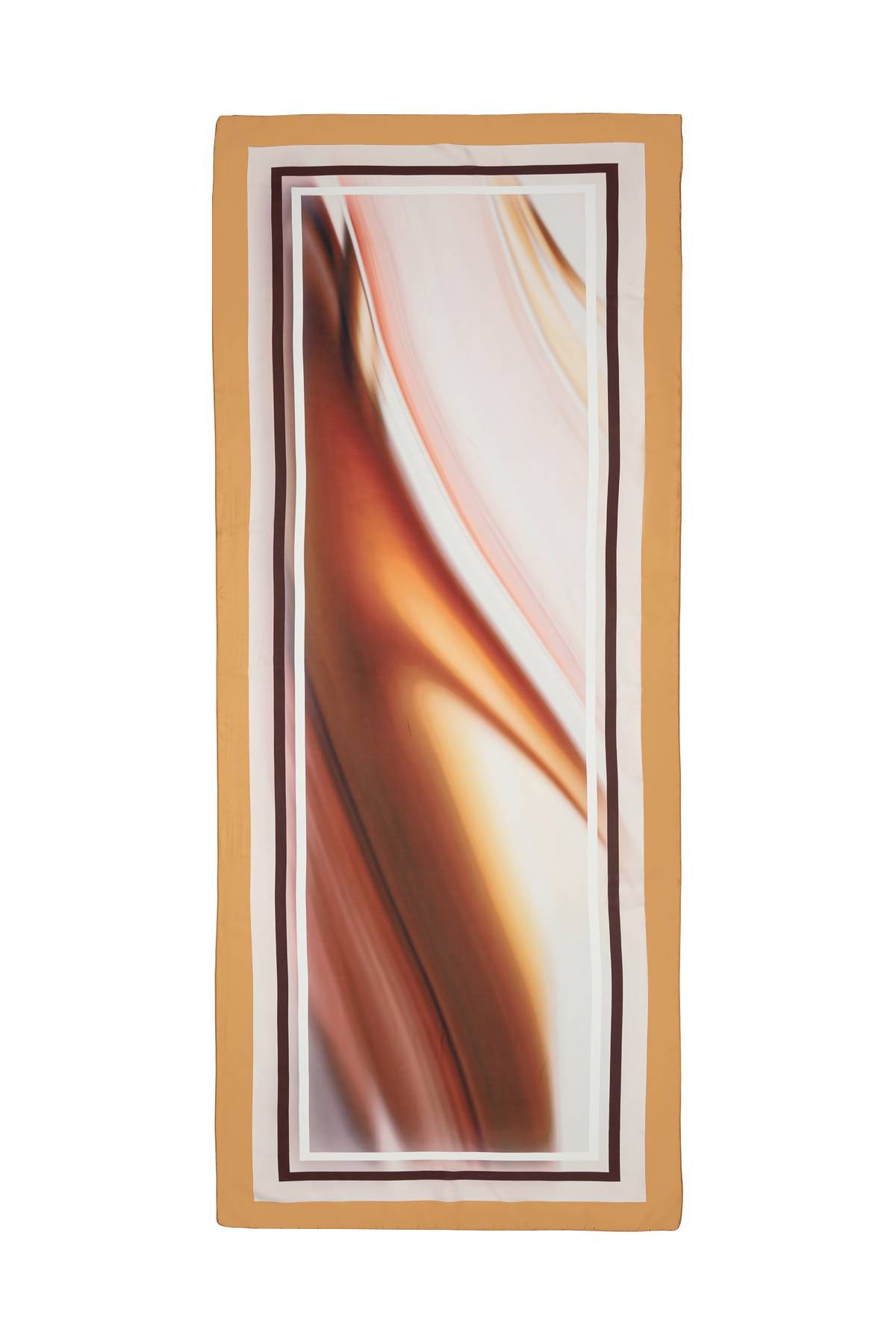 Лимитированная серия джемпер из вискозы с воротником-поло и палантином, 42