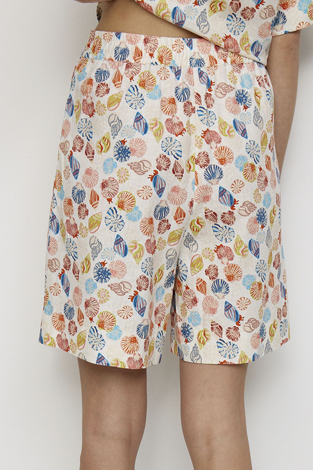 Шорты с летним принтом, 42р