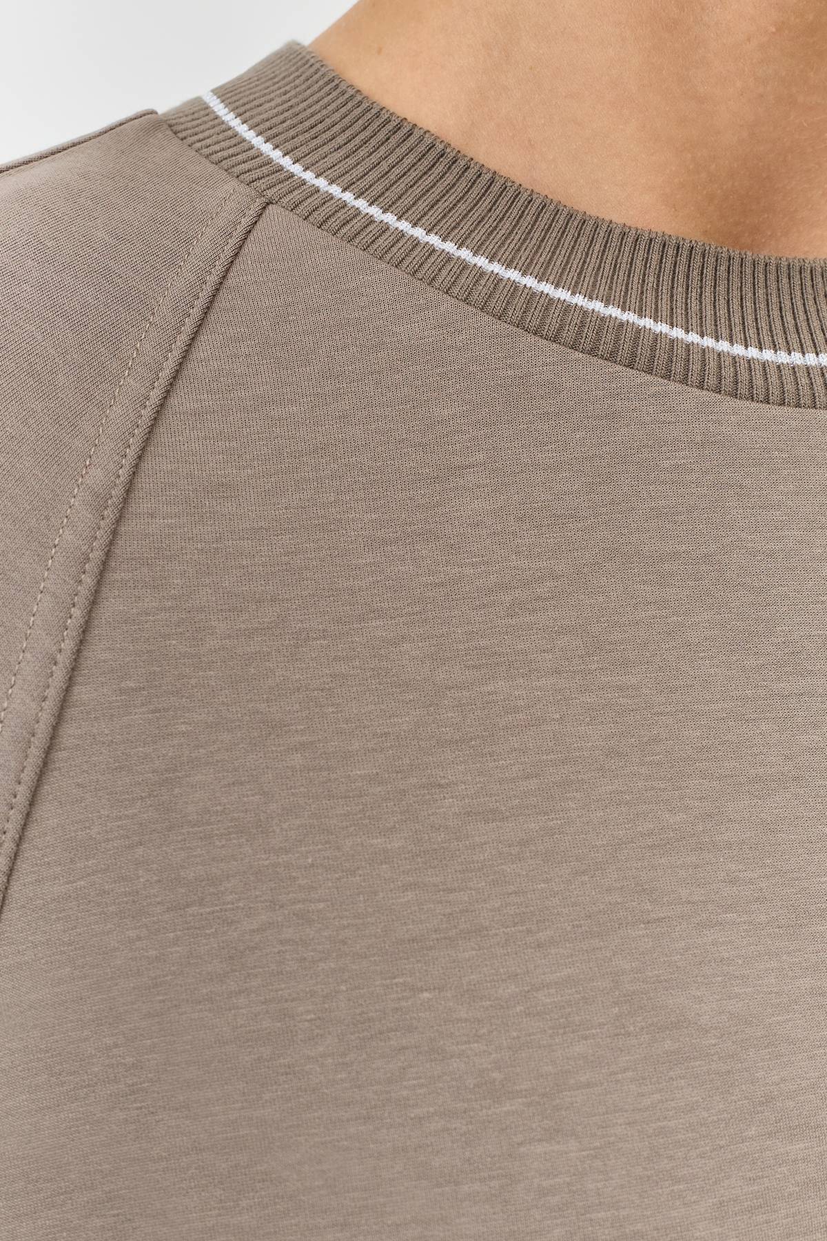 Лимитированная серия джемпер из хлопкового джерси с палантином, 46