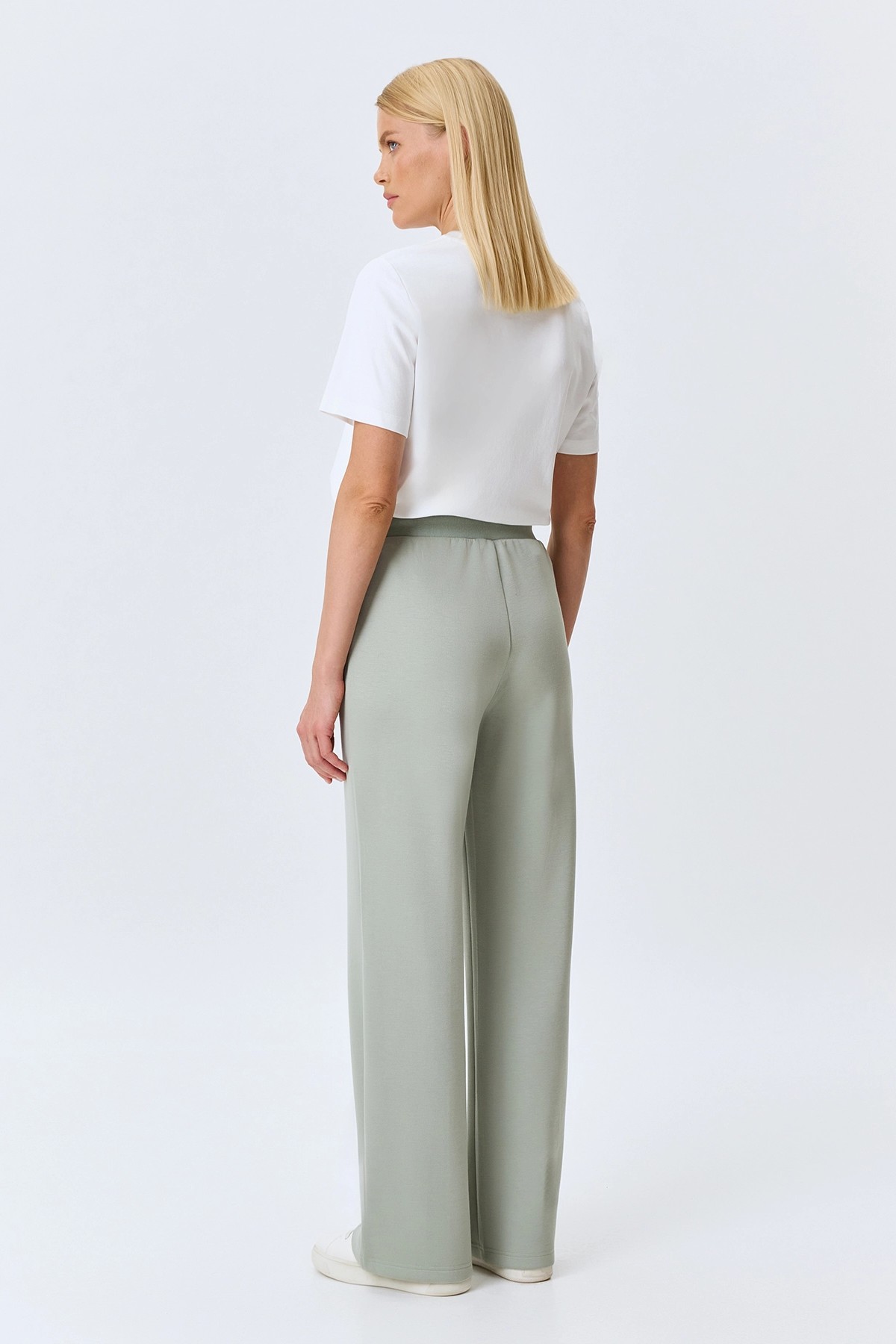 Прямые брюки с застроченными стрелками, 44