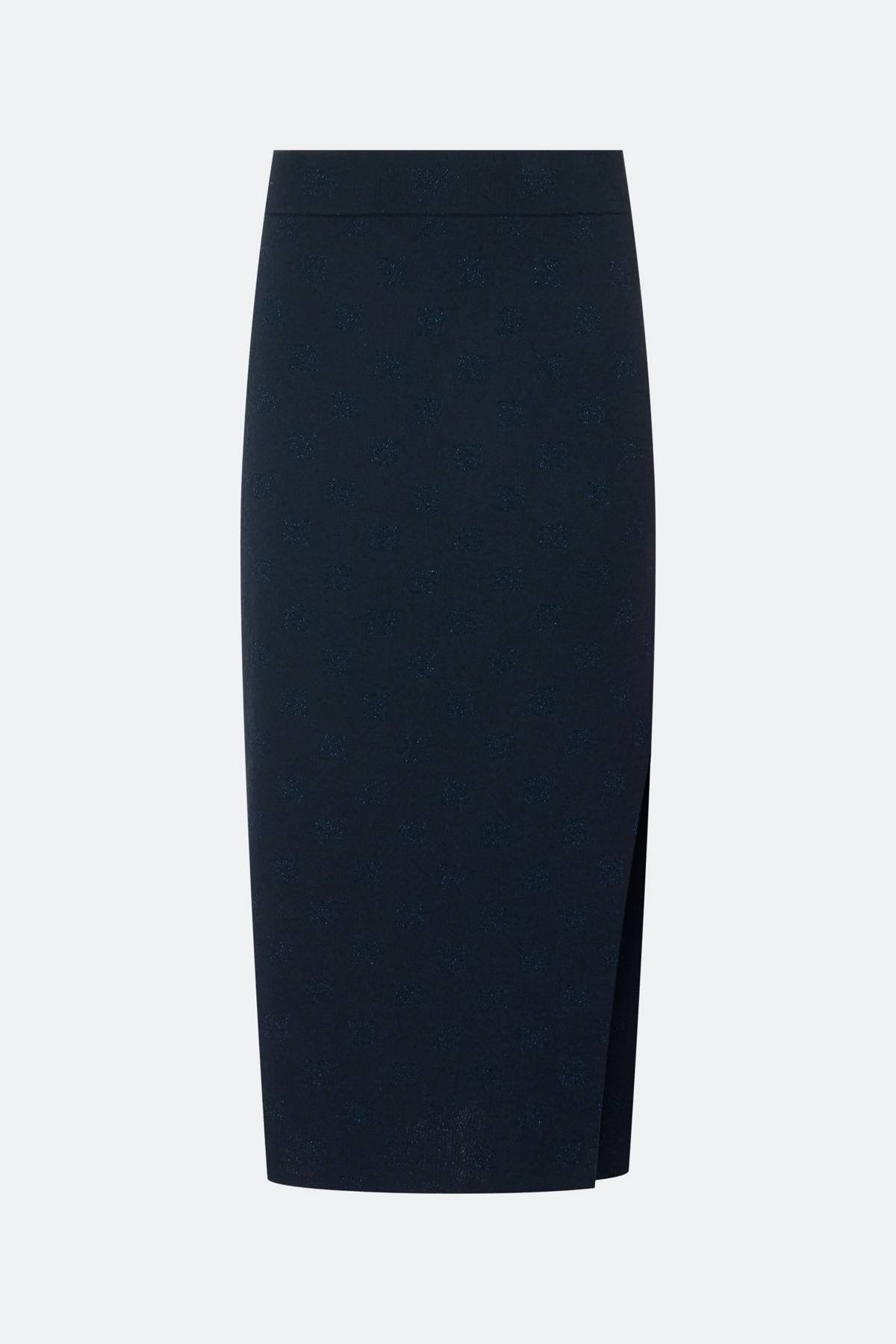 Лимитрированная серия жакардовая юбка-миди и ремень, 34