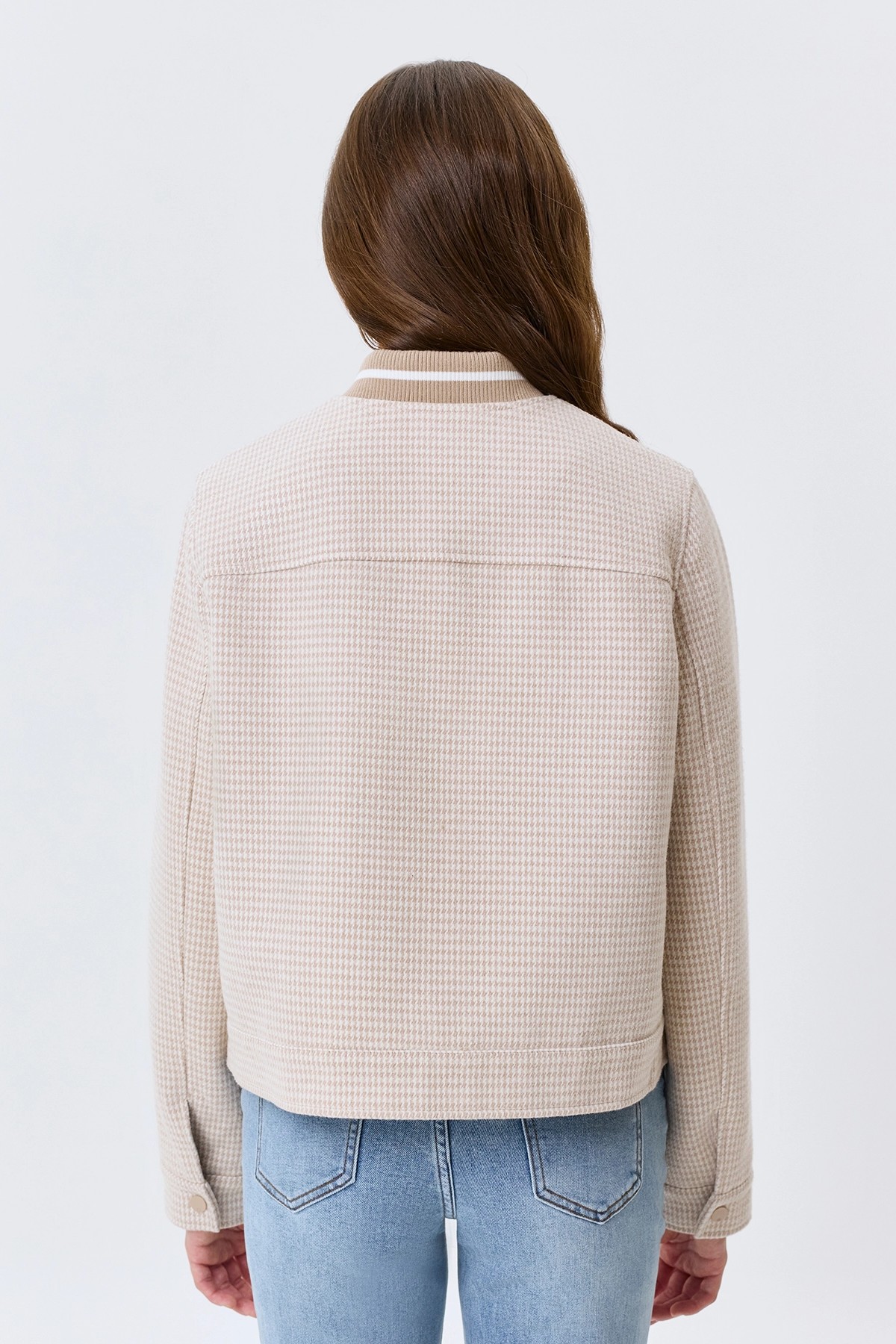 Бомбер с принтом "Pied-de-poule", 52