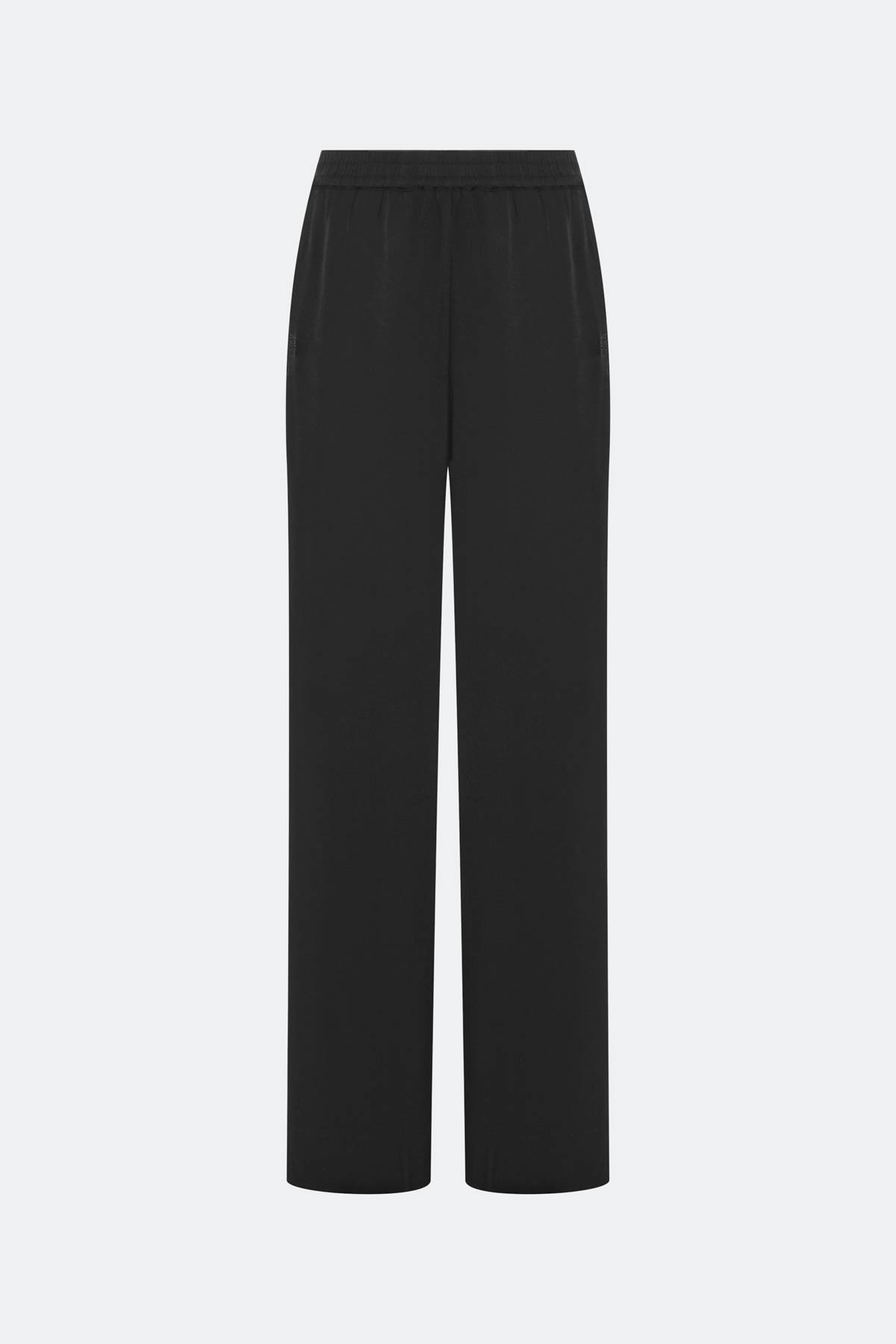 Лимитированная серия свободные брюки из шелковистой вискозы и ремень, 36