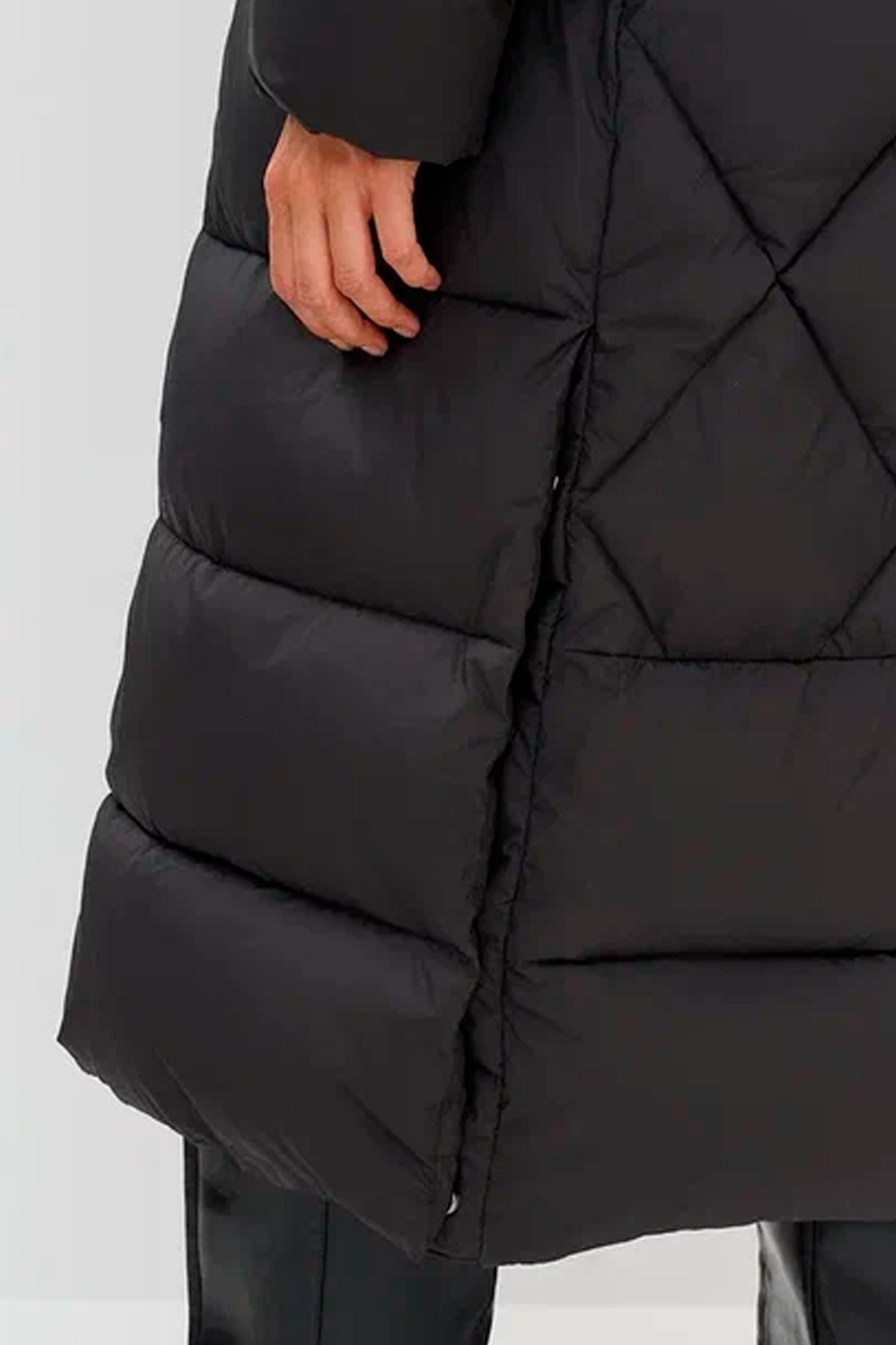 Удлиненное пальто с боковыми разрезами, 52р