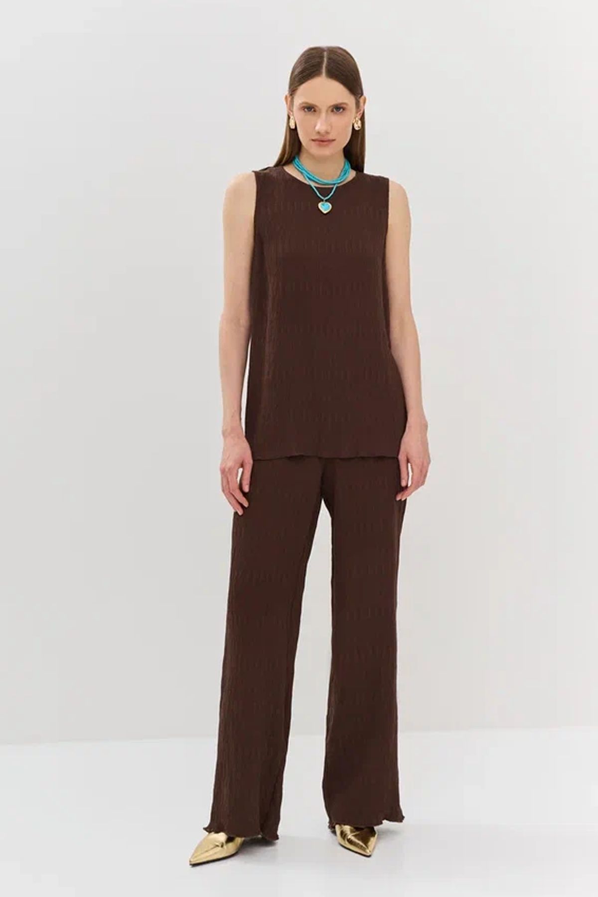 Брюки с резинкой на талии, 42р