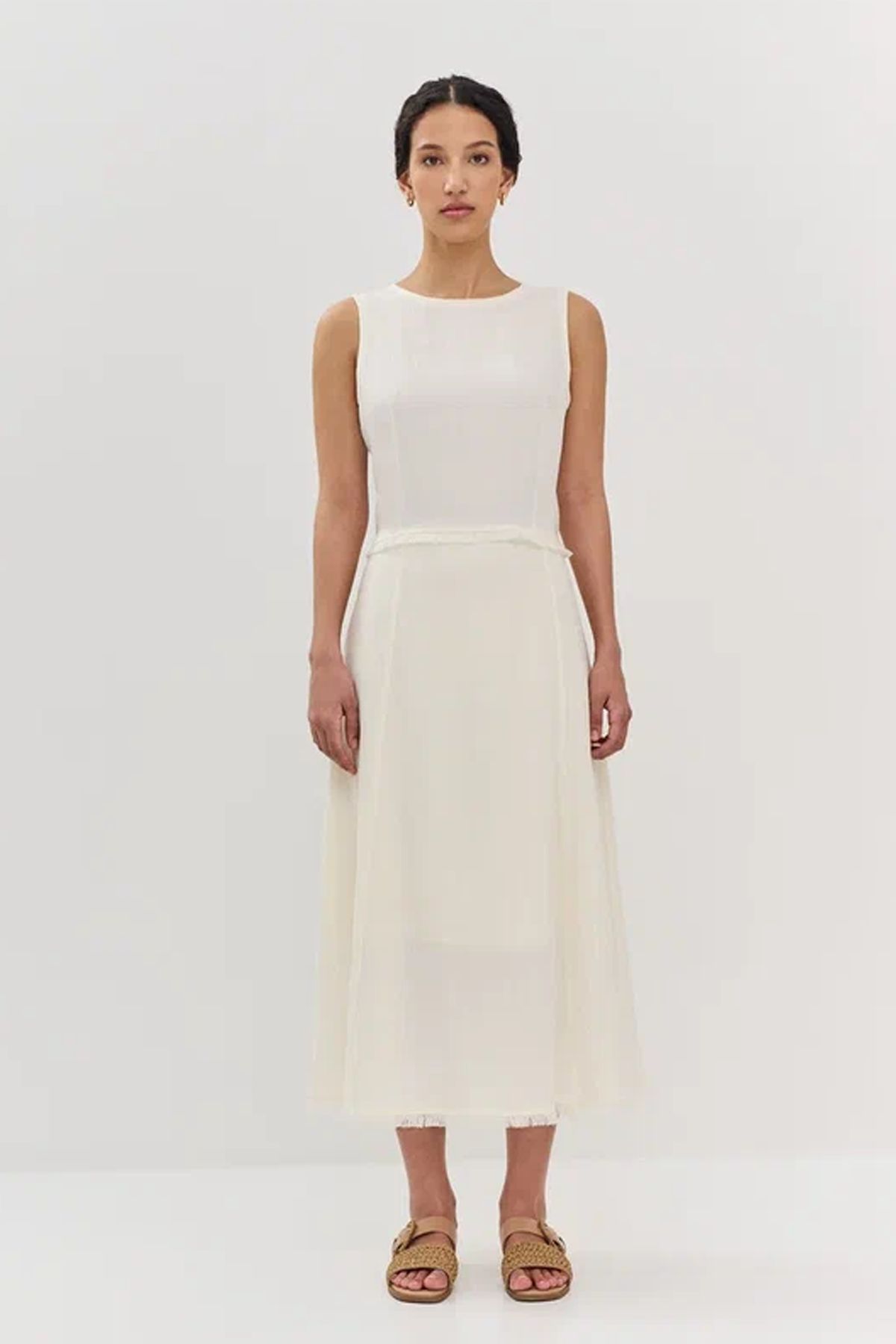 Юбка с бахромой из лёгкой вискозы, 40р