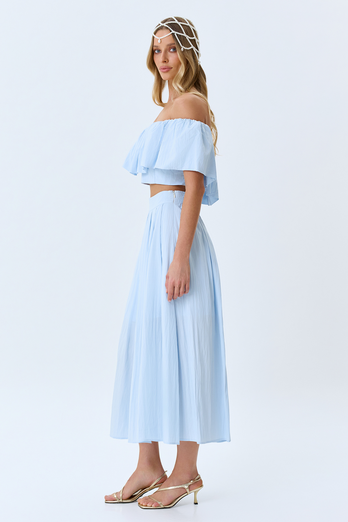 Юбка клеш из района, 48