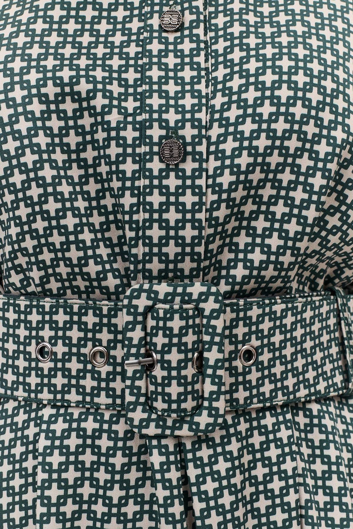 Лимитрированная серия платье рубашка с  принтом и ремень, 34