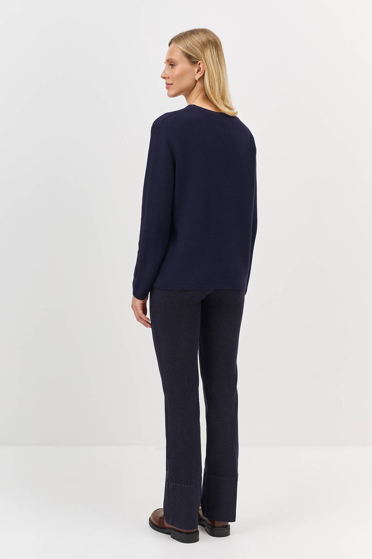 Лимитированная серия базовый вязаный джемпер и ремень, 36