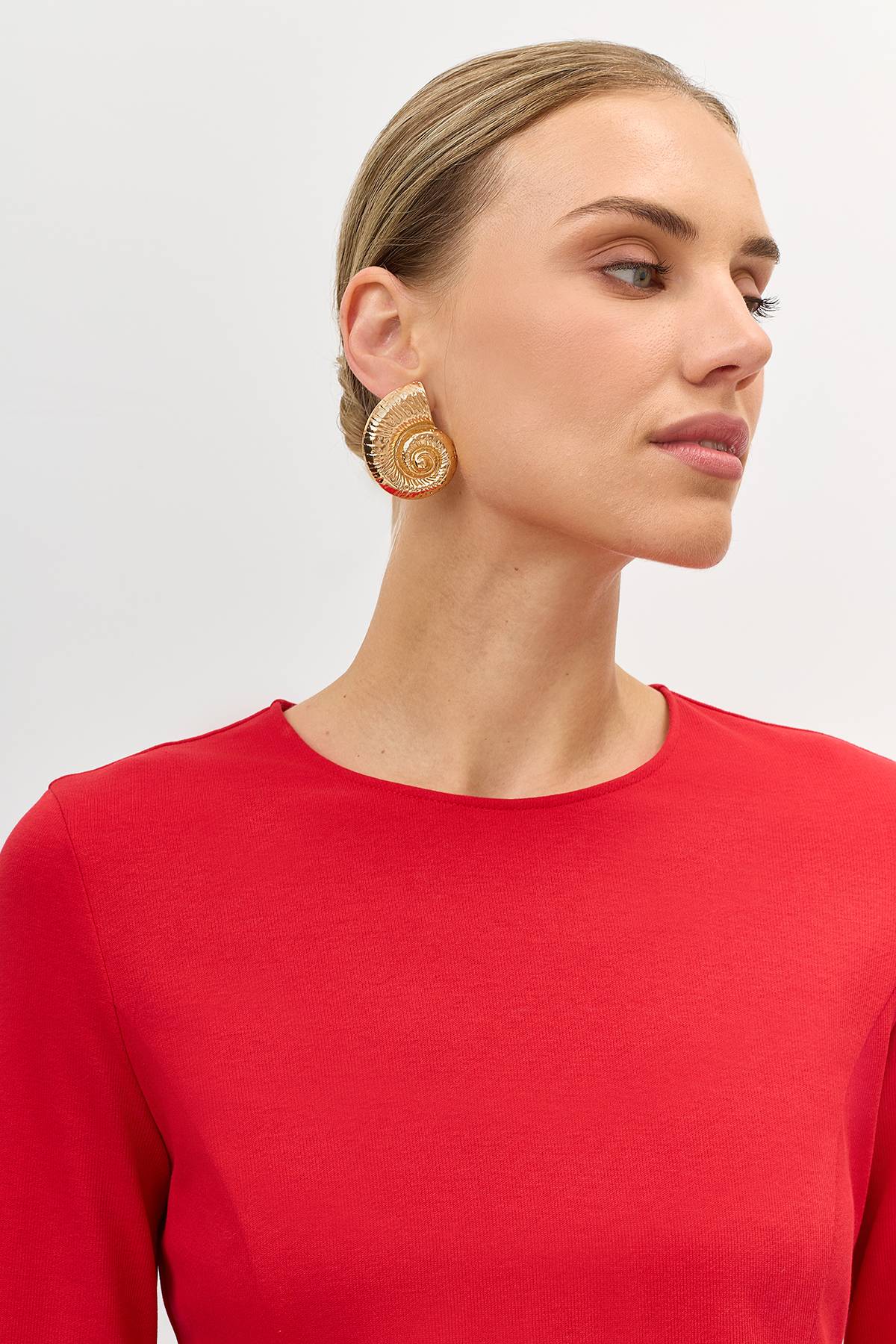 Лимитированная серия трикотажное платье с высоким разрезом и ремень, 40