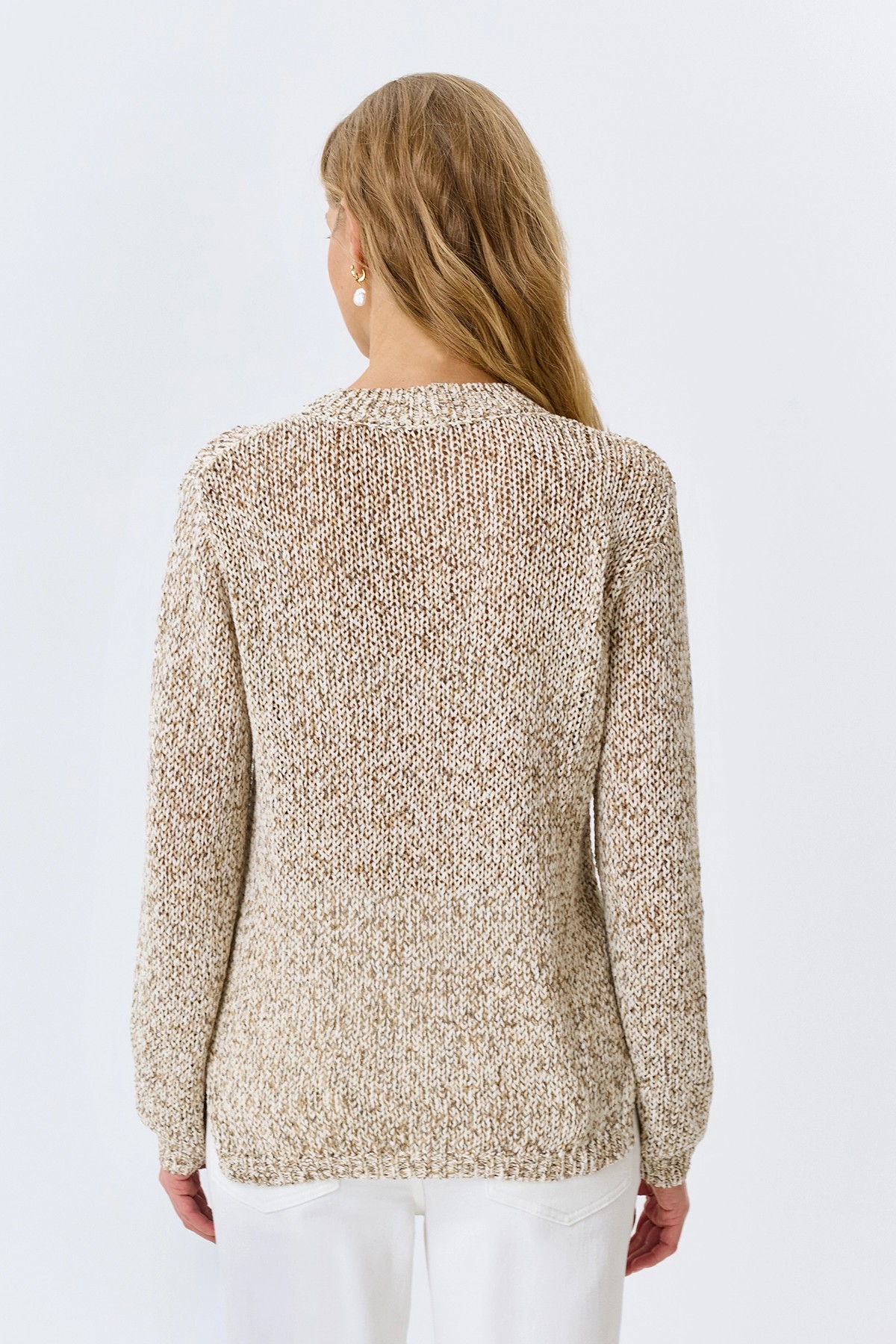 Джемпер из фактурной пряжи, 46