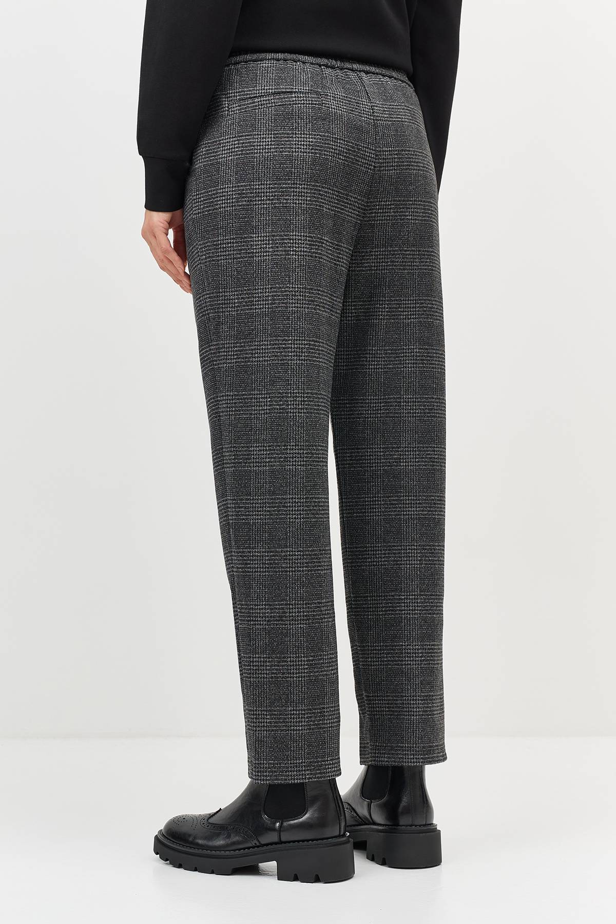 Лимитированная серия утепленные брюки в клетку и ремень, 36