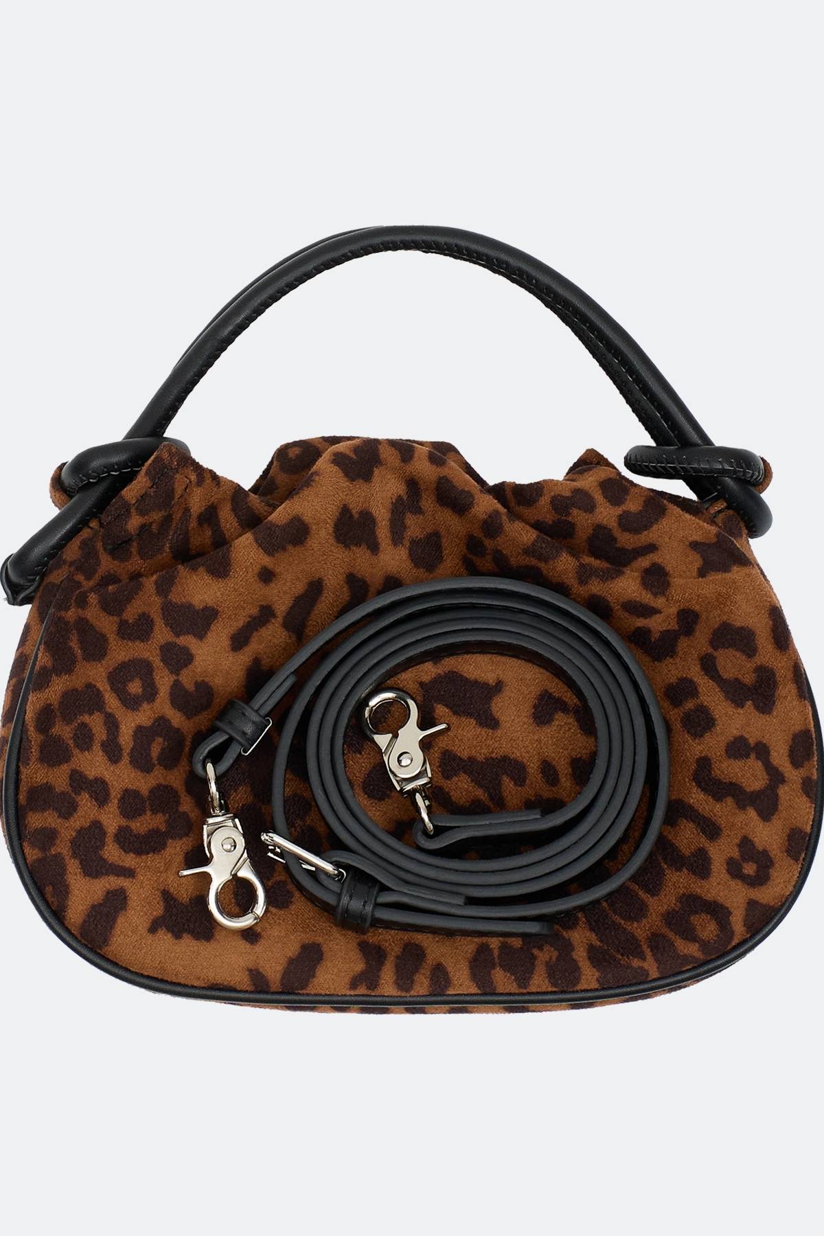 Мягкая сумка с леопардовым принтом, One
