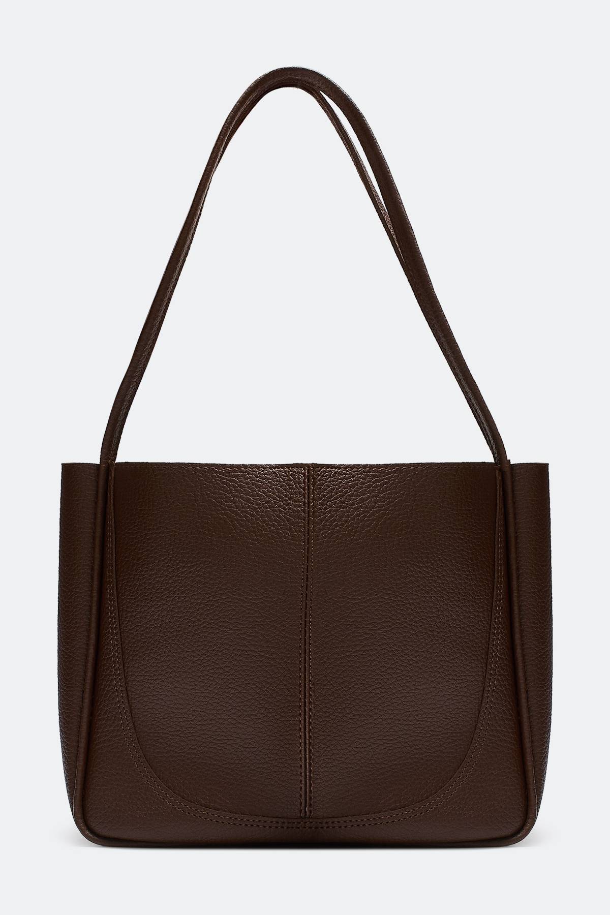 Классическая сумка-шоппер с косметичкой, One