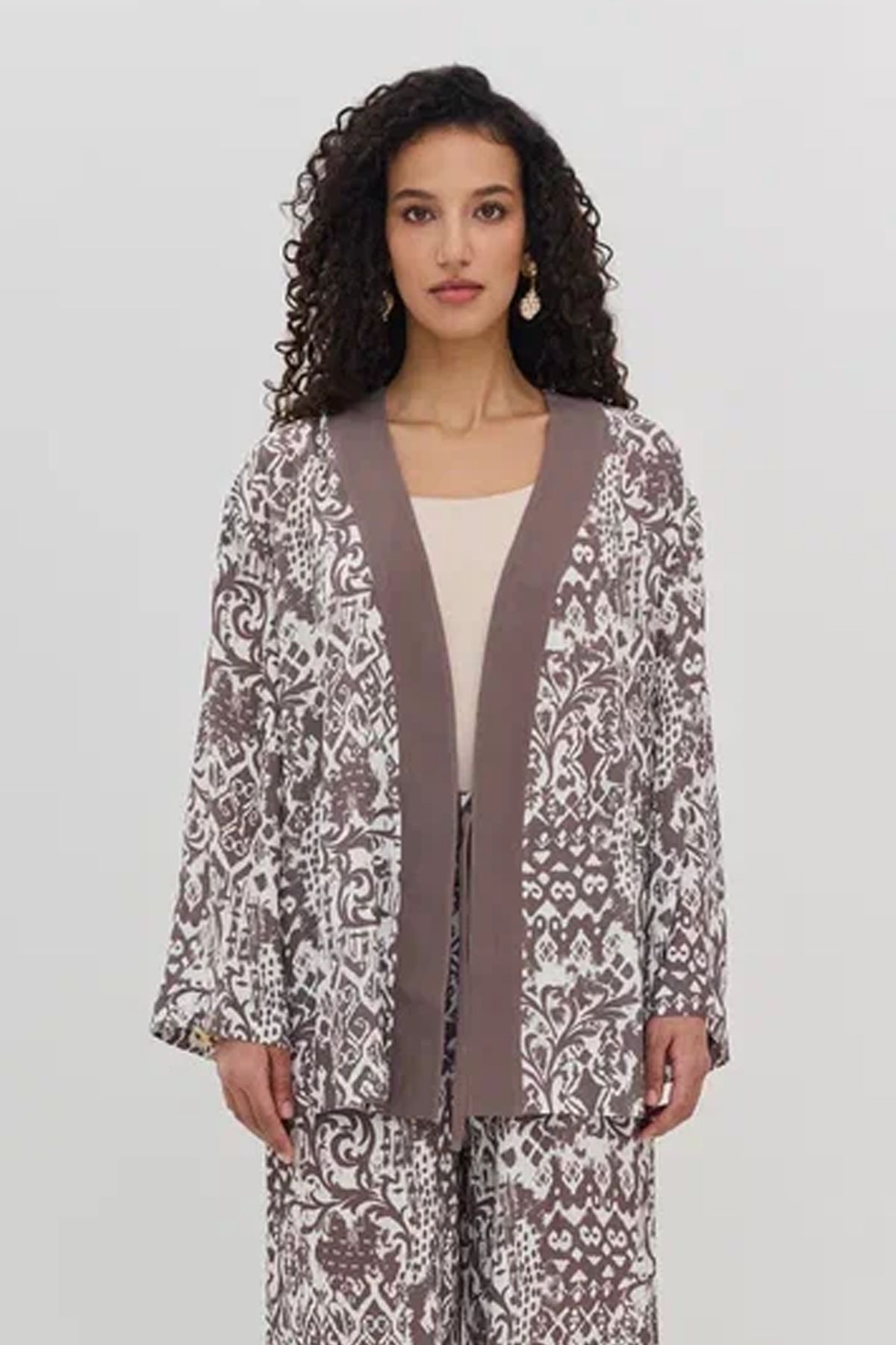 Блузка с этническим принтом, 42р