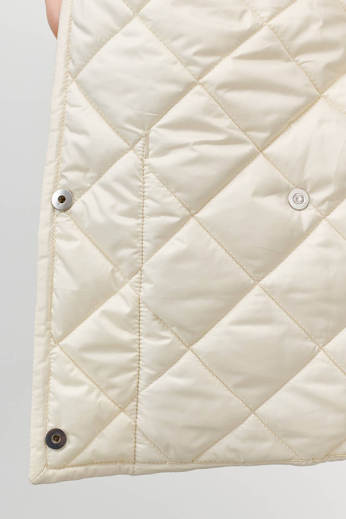 Лимитированная серия светло-бежевая куртка с палантином, 46