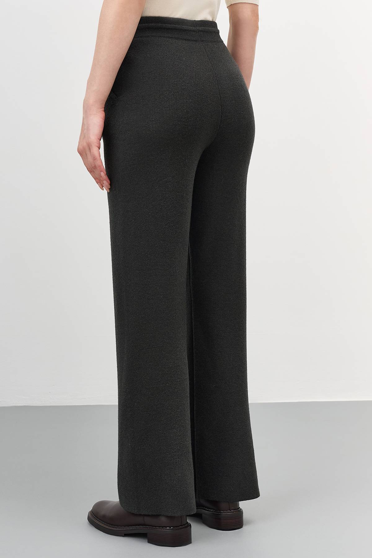 Вязаные брюки с шерстью, 46