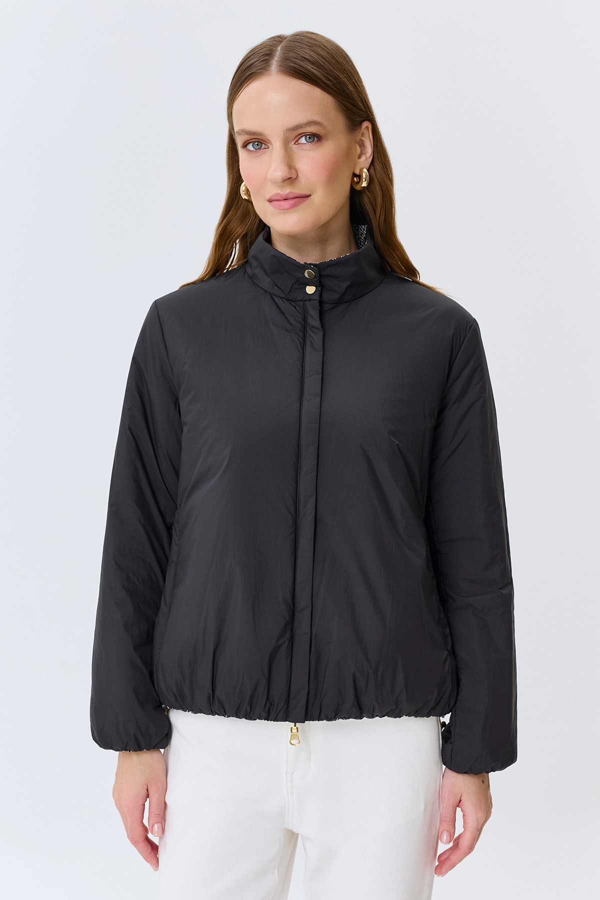 Двусторонняя куртка с принтом, 46