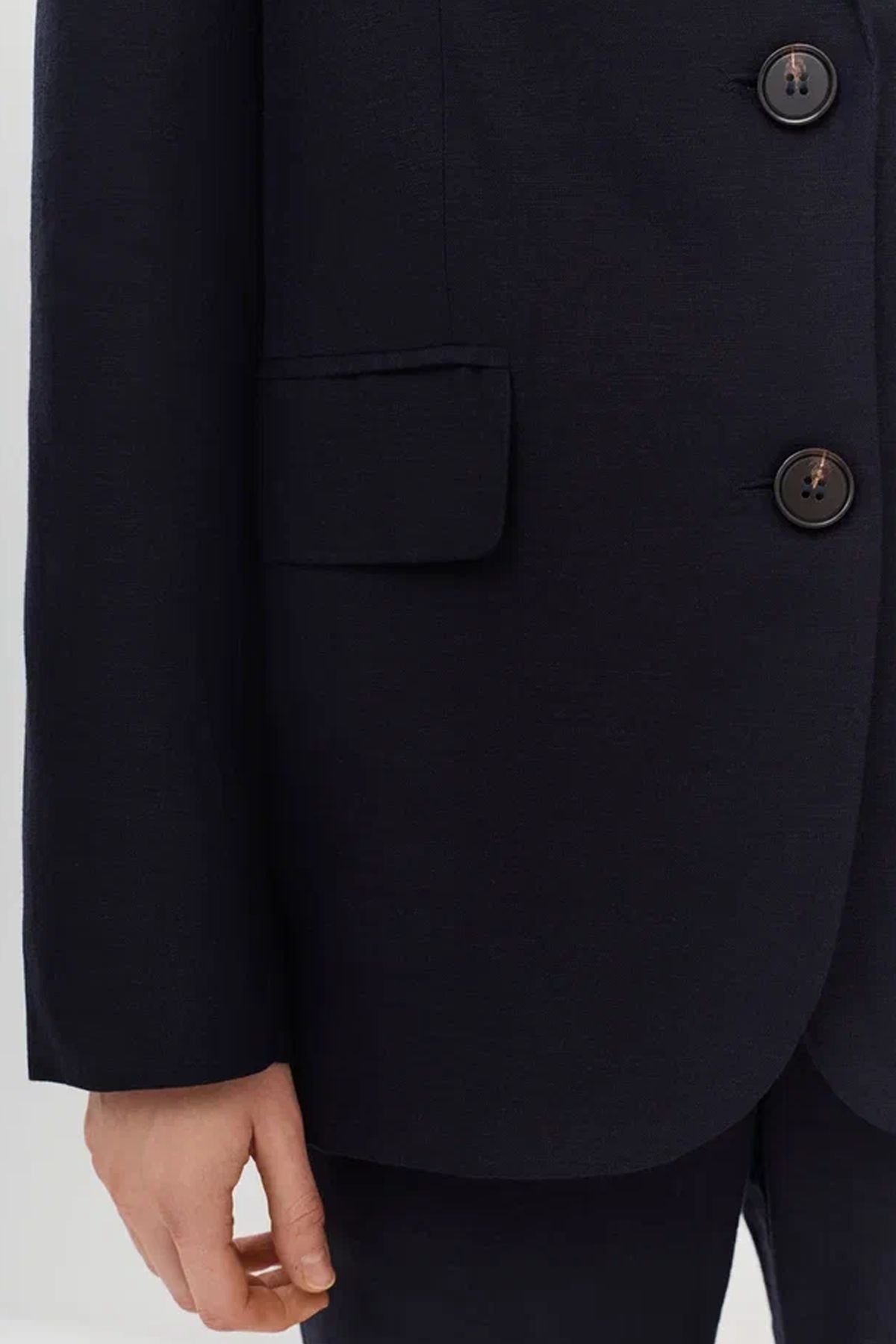 Классический льняной жакет, 42р