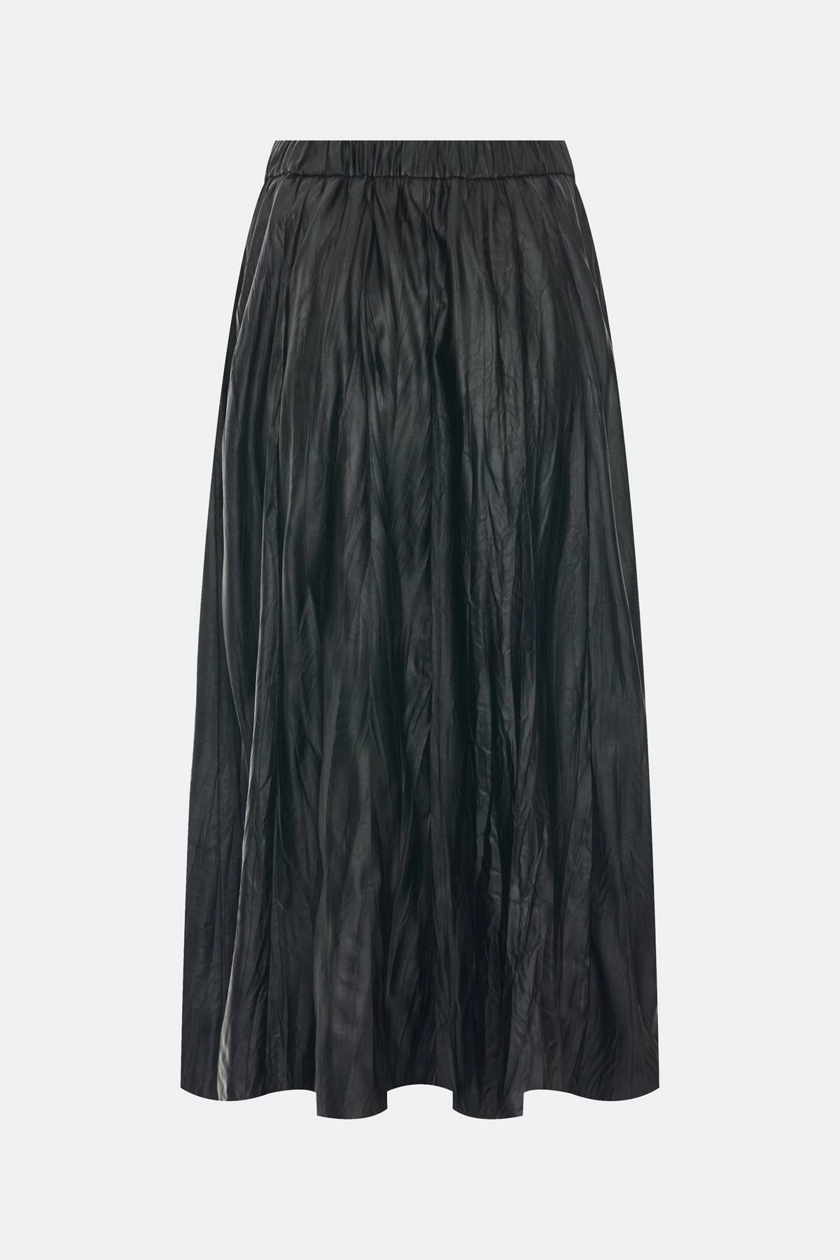 Лимитрированная серия юбка-миди из экокожи  и ремень, 34