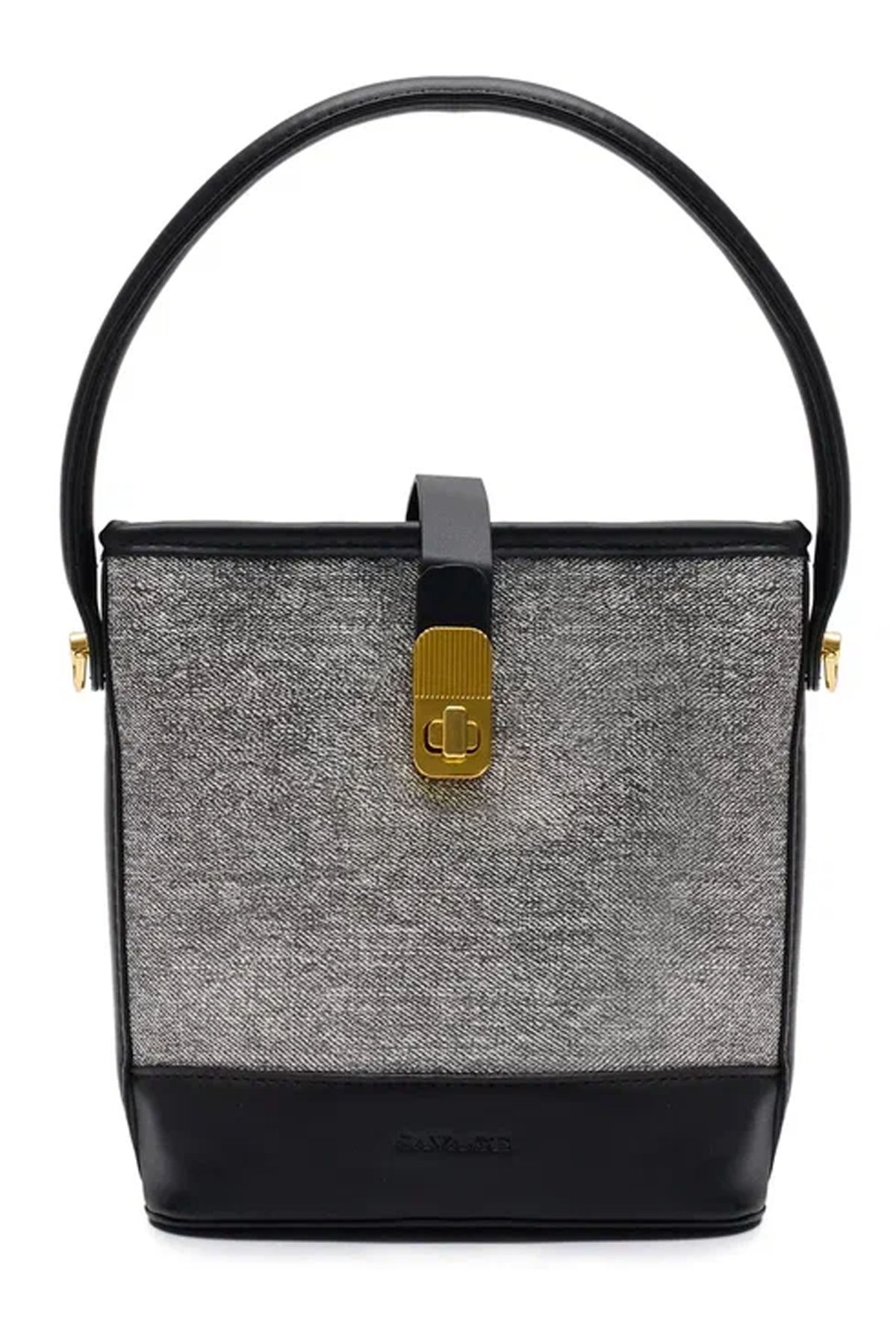 Комбинированная сумка из искусственной кожи, One