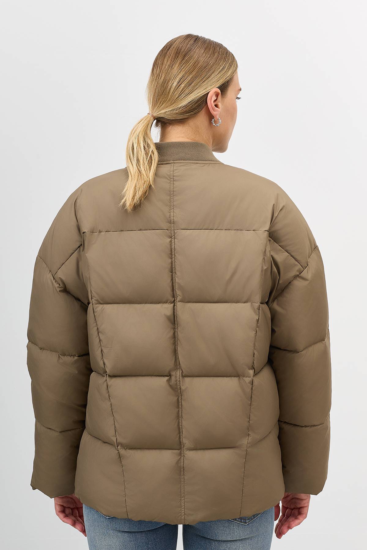 Лимитированная серия куртка с бордовым палантином , 40