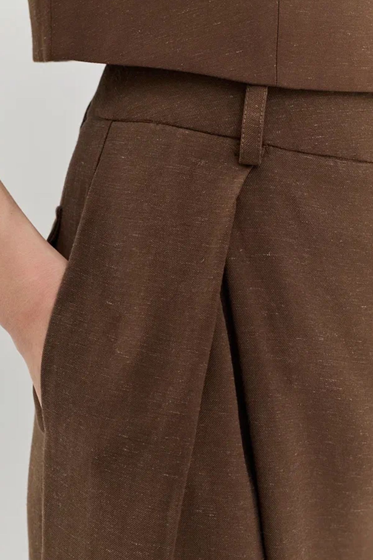 Брюки-палаццо со шлёвками, 40р