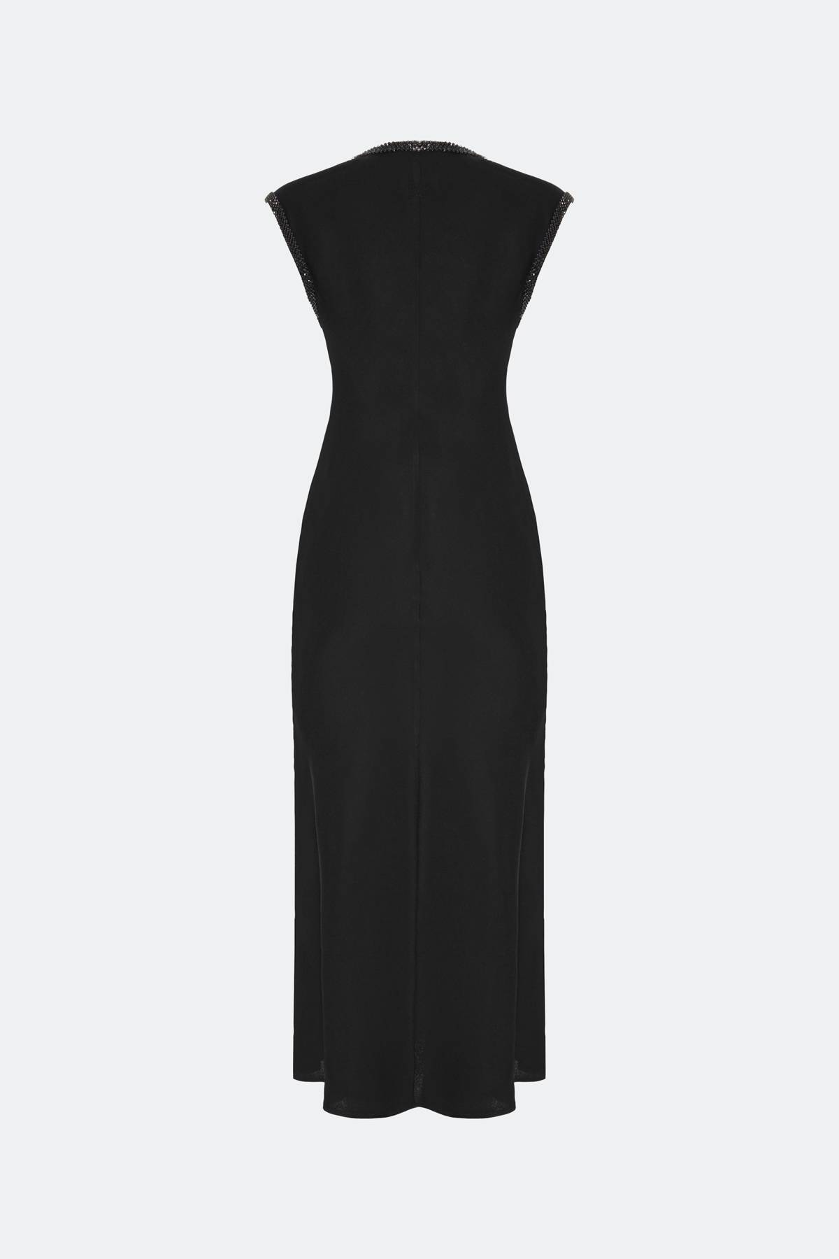 Лимитрированная серия элегантное платье из вискозы и ремень, 40