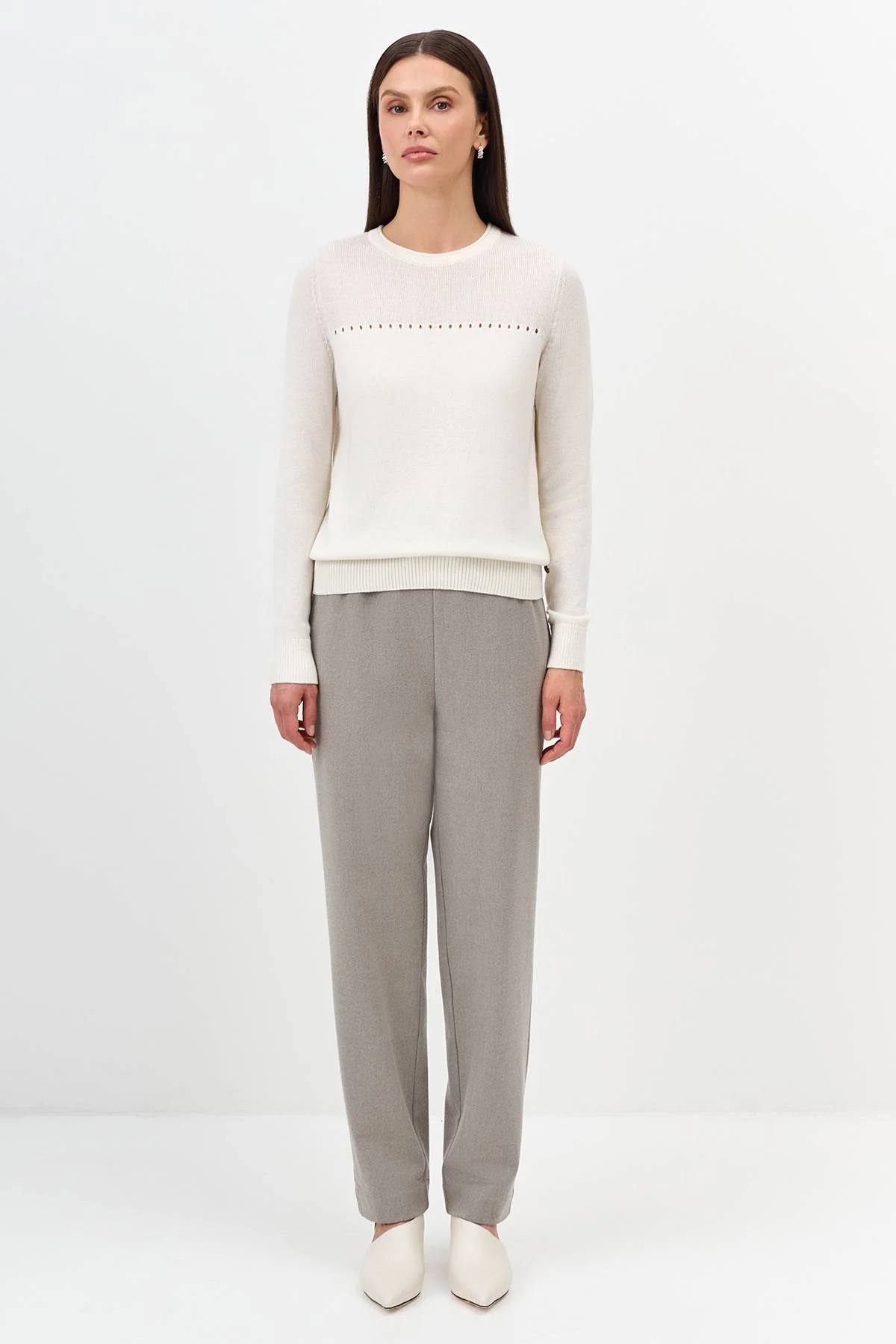 Комфортные брюки с шерстью, 40