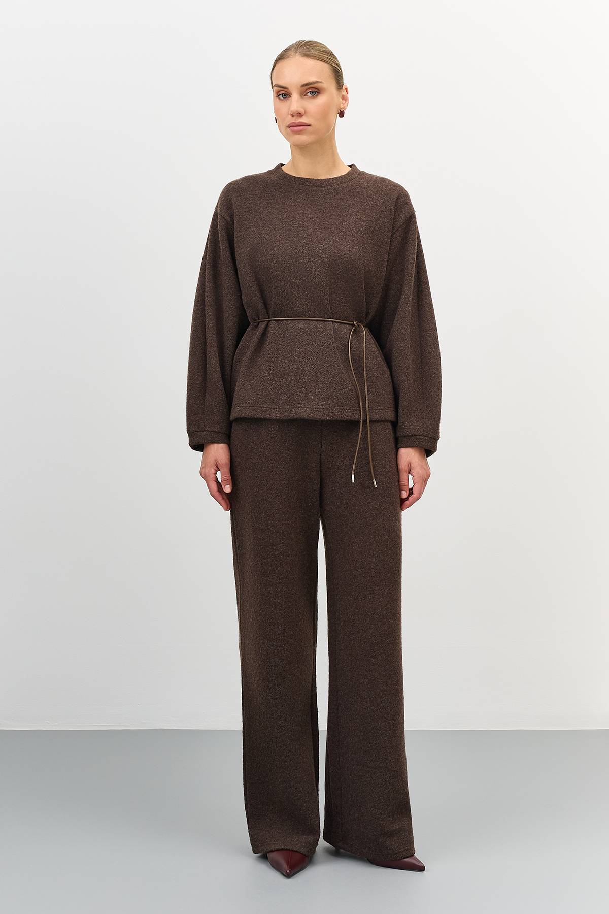 Лимитированная серия теплые трикотажные брюки и ремень, 40