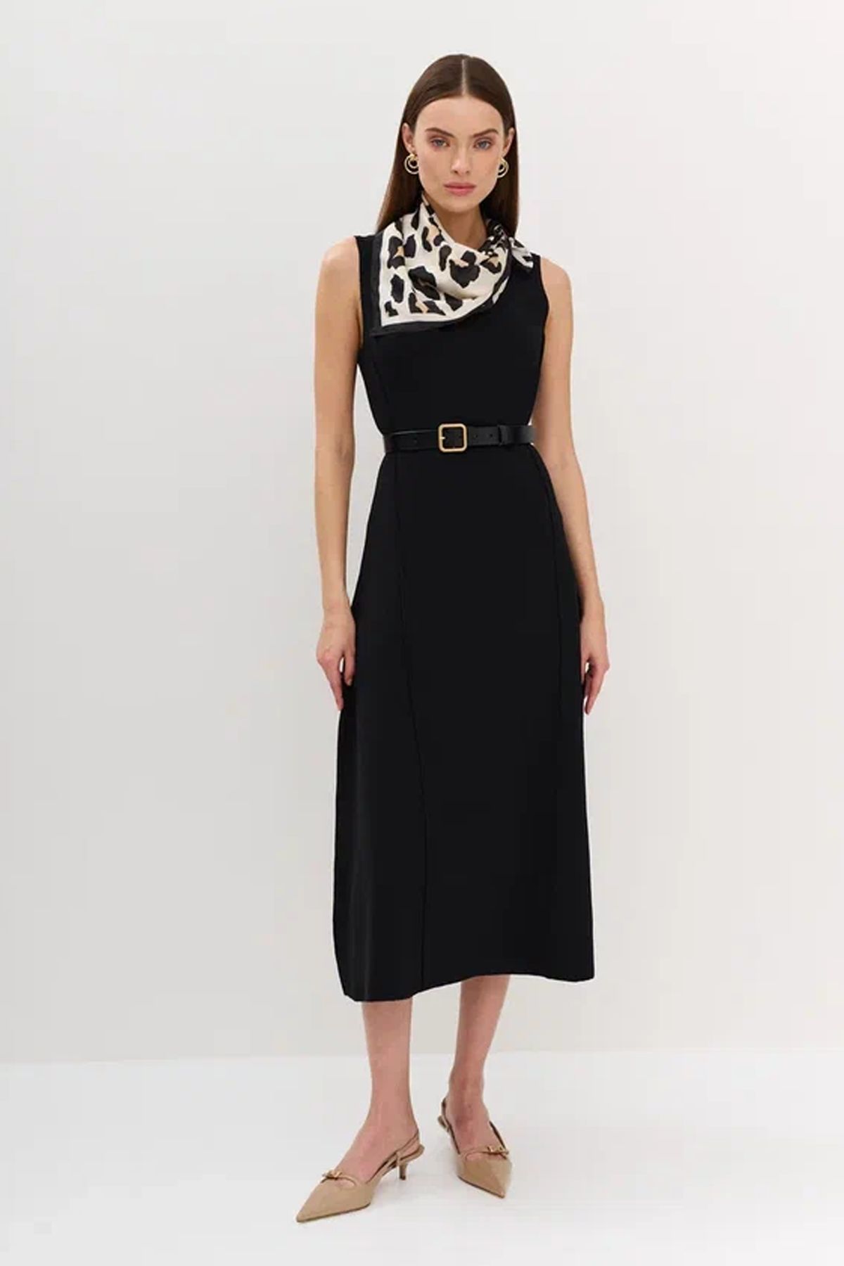 Платье миди А-силуэта, 50р