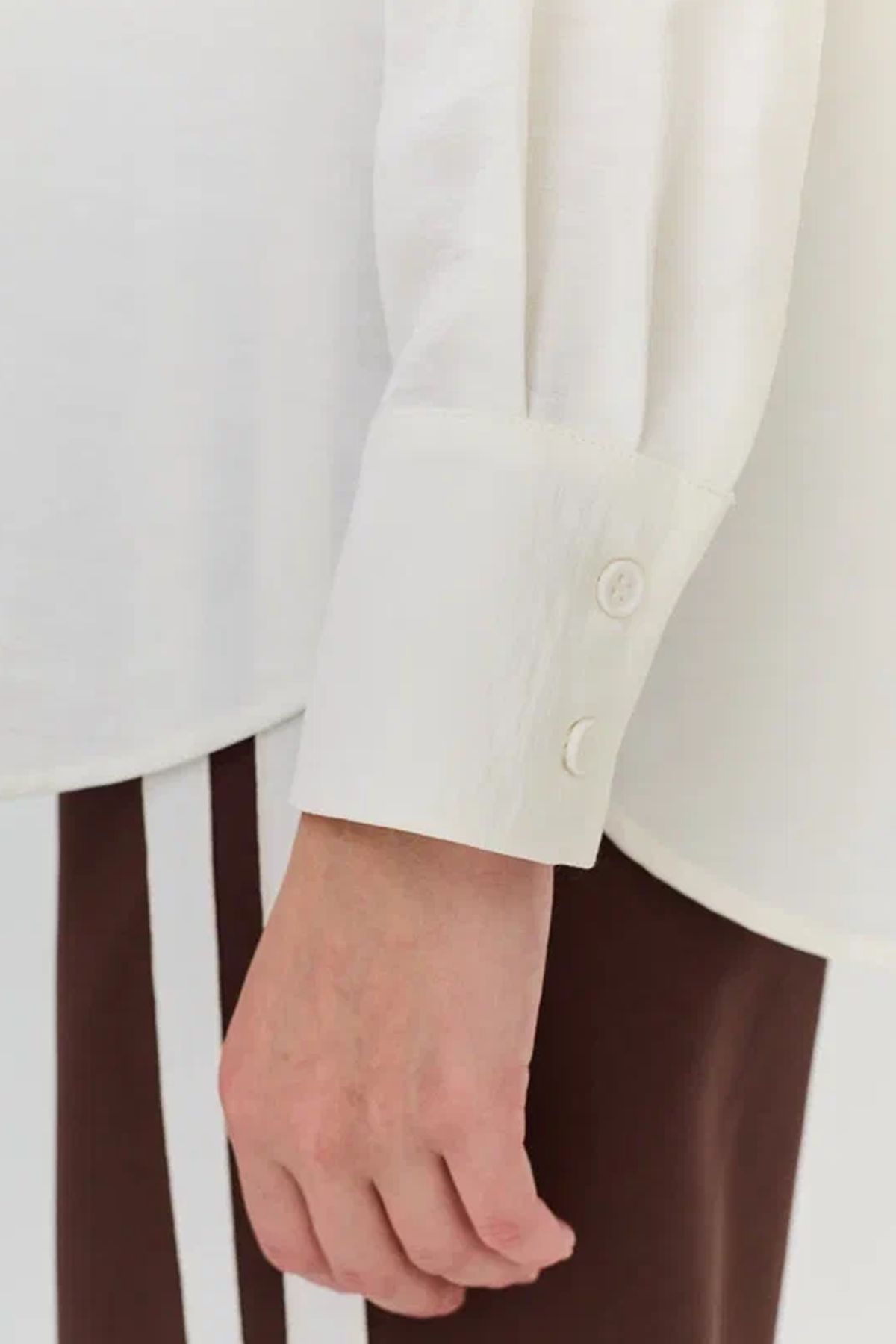 Базовая белая блузка прямого кроя, 52р