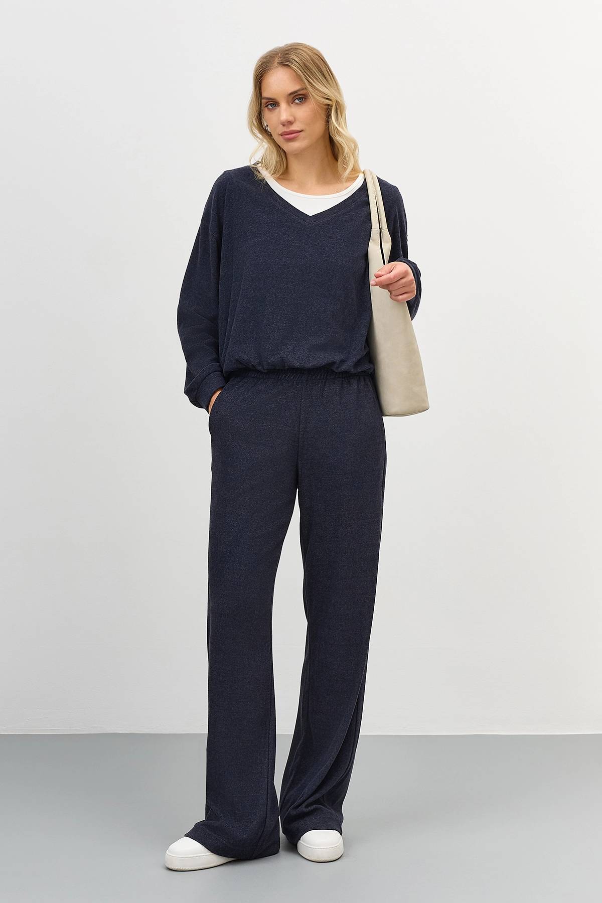 Лимитированная серия джемпер с имитацией многослойности и ремень, 40