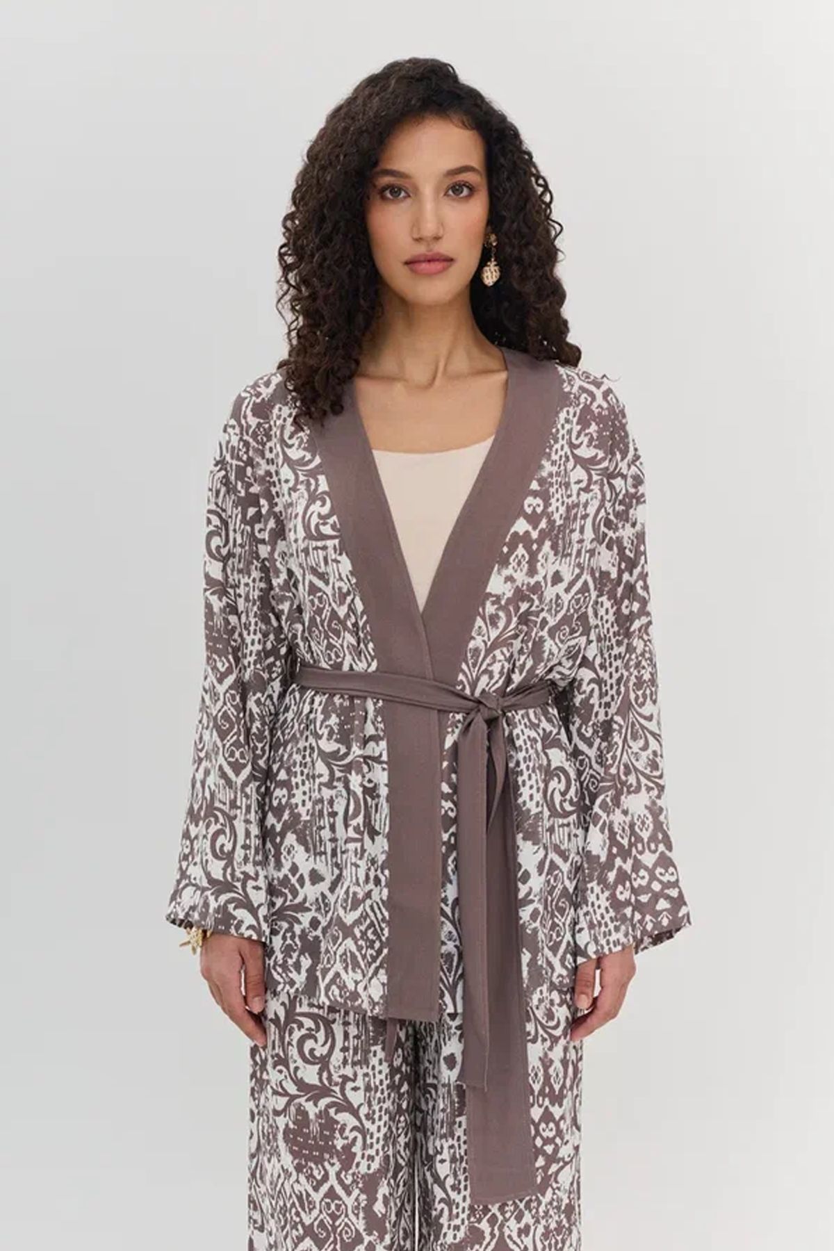 Блузка с этническим принтом, 44р