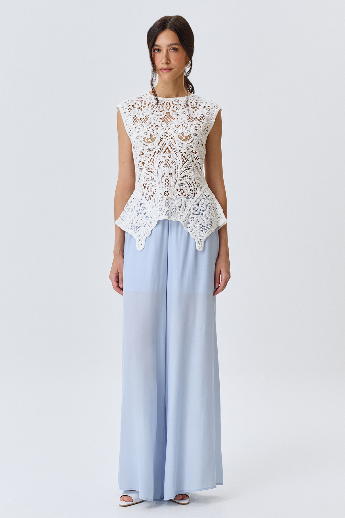 Топ вечерний ажурный летний, 50