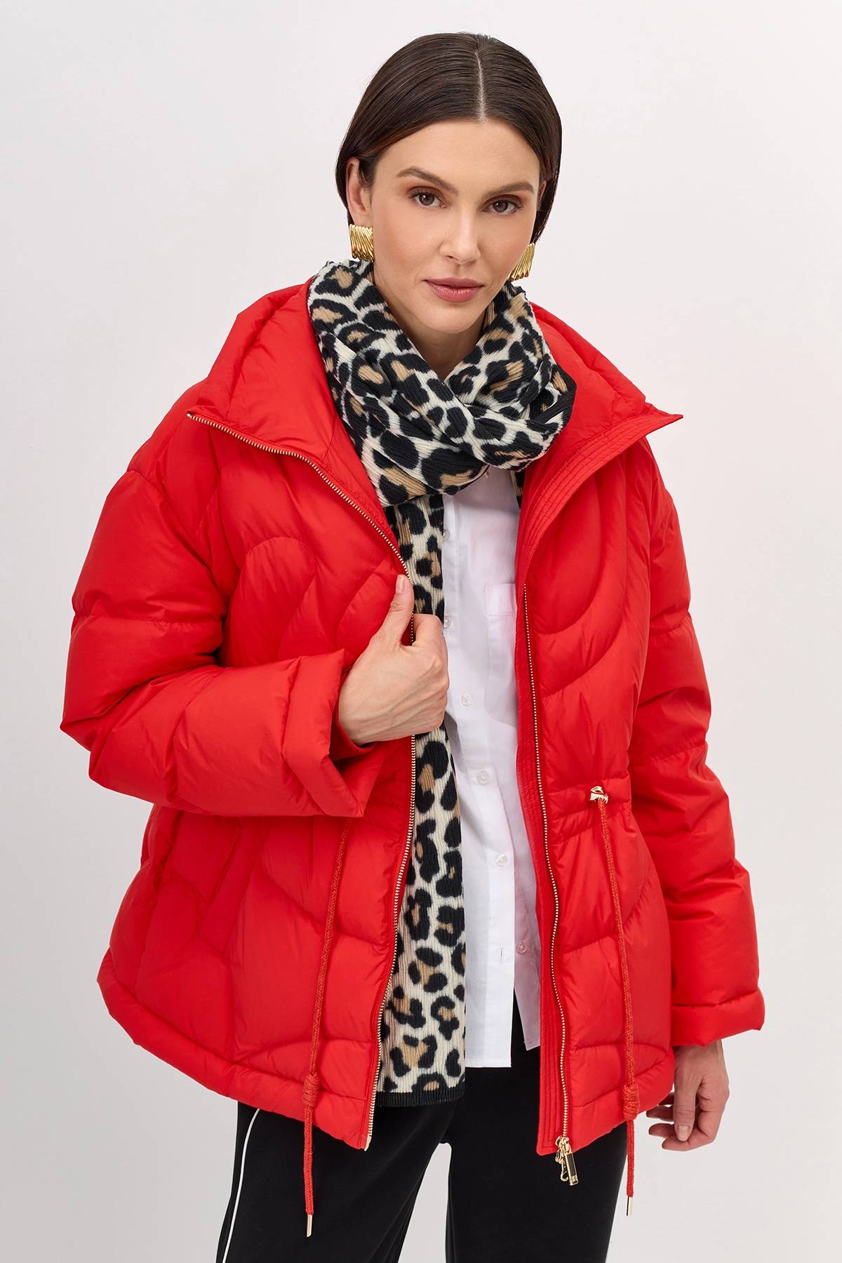 Мягкий шарф из жатого текстиля, One