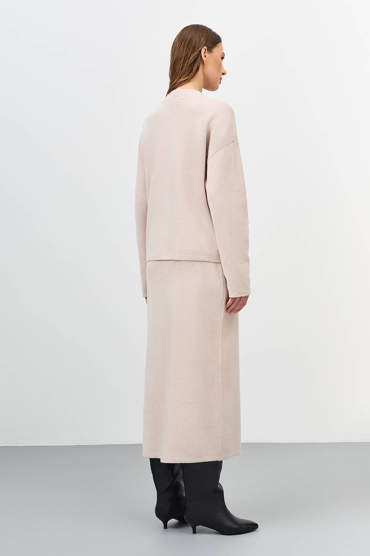 Свободный свитер с ангорой, 50