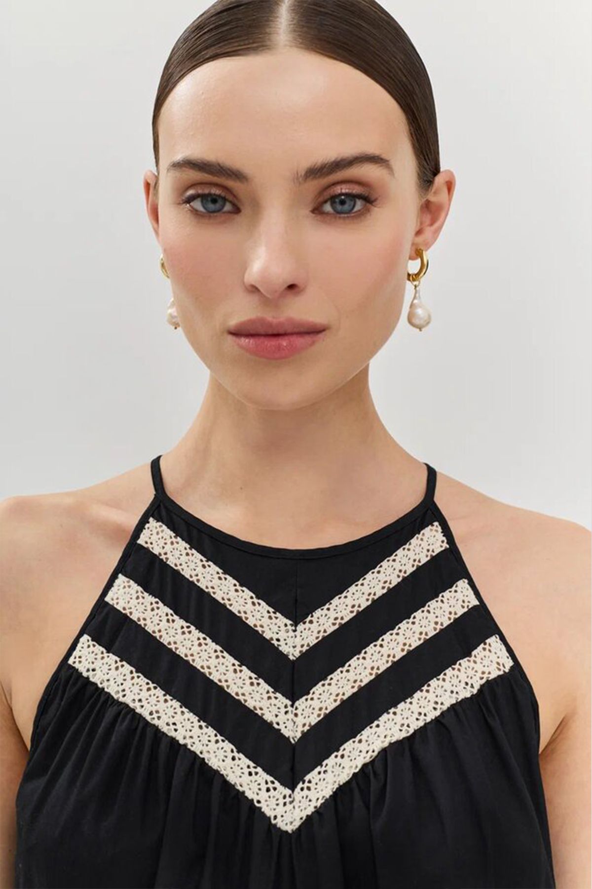 Свободное платье с узором, 42р