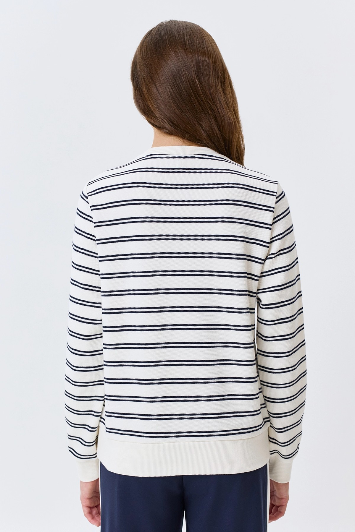 Свободный джемпер в морском стиле, 52