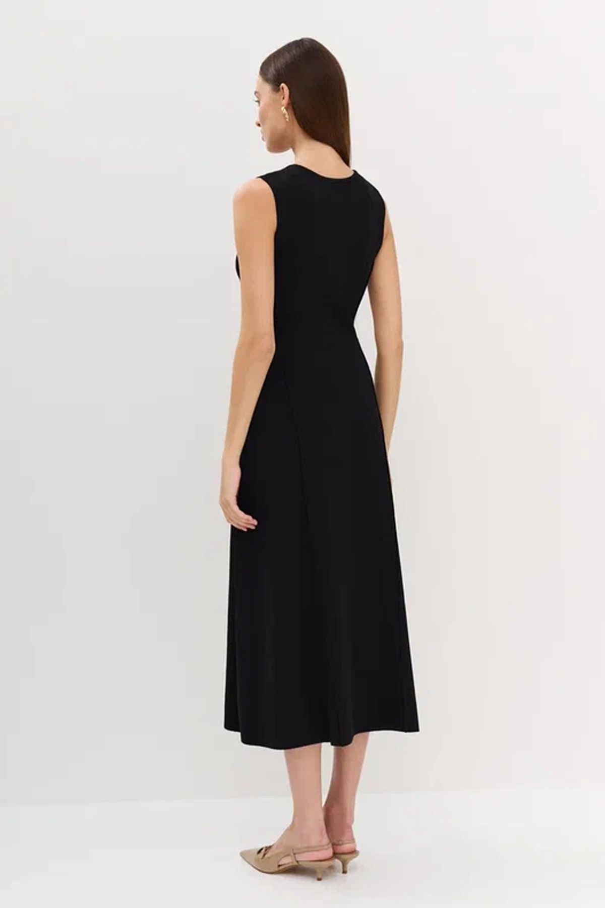 Платье миди А-силуэта, 46р