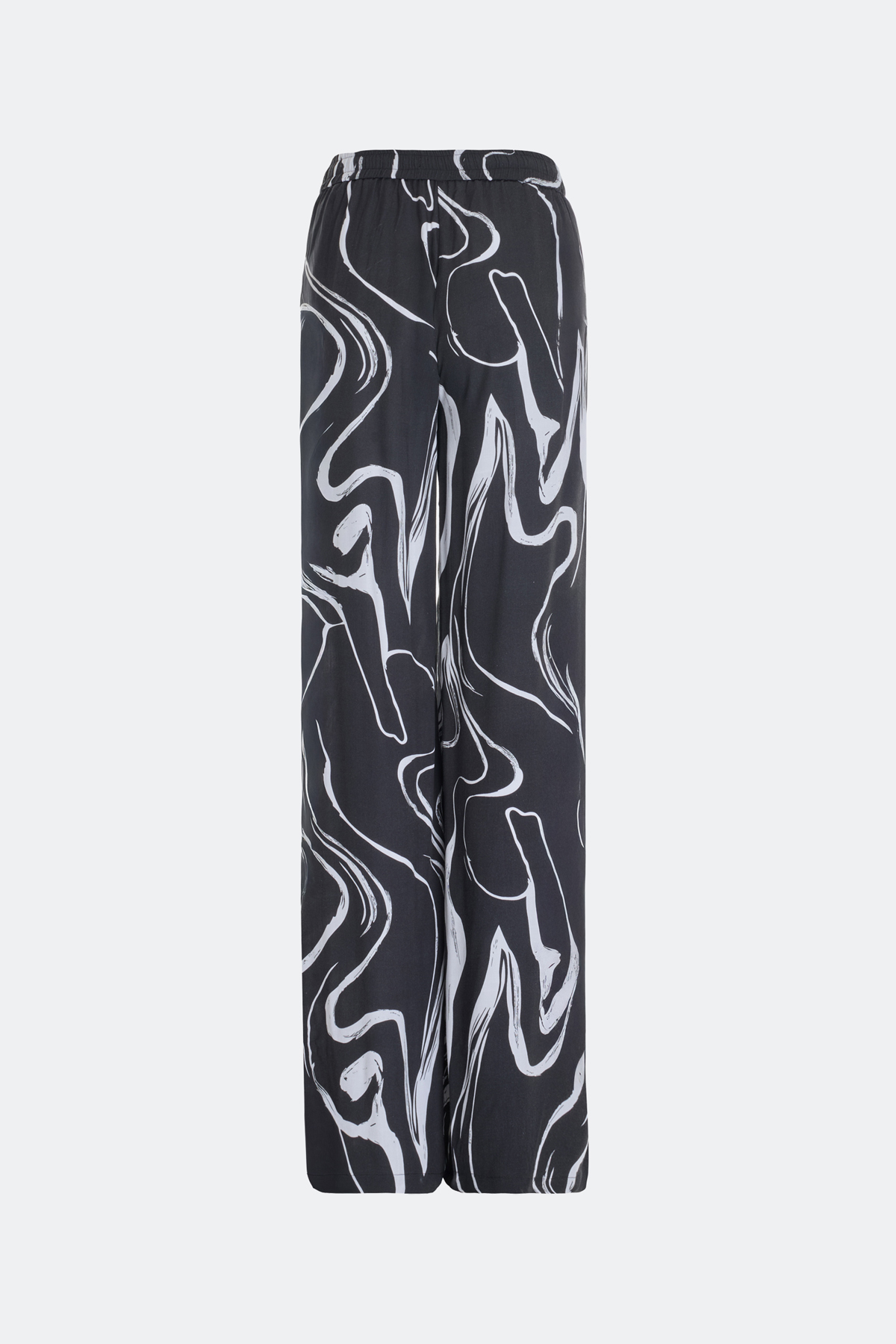 Брюки с графичным принтом, 46